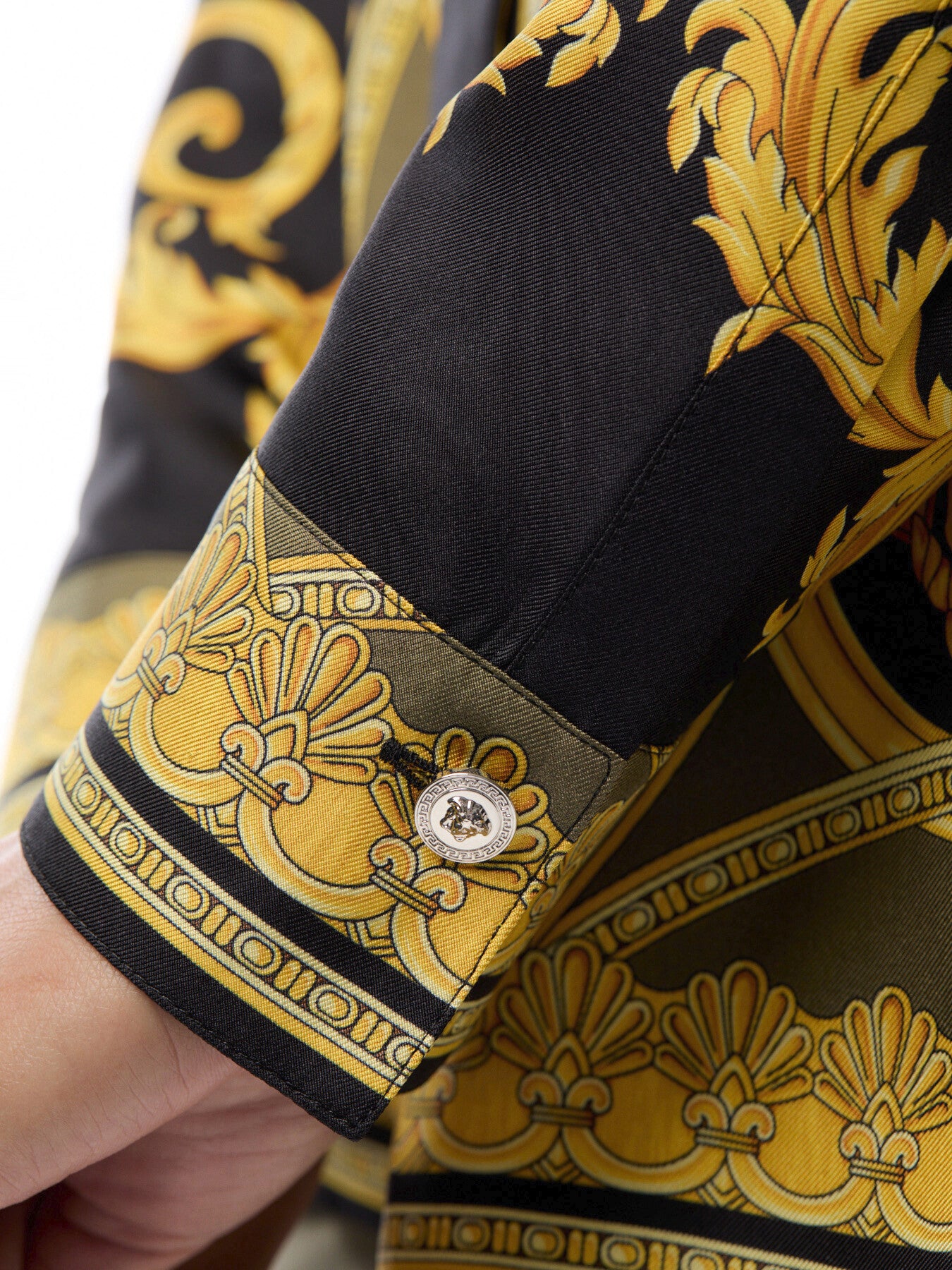 Silk Twill Baroque Coupe De Deaux Print Shirt