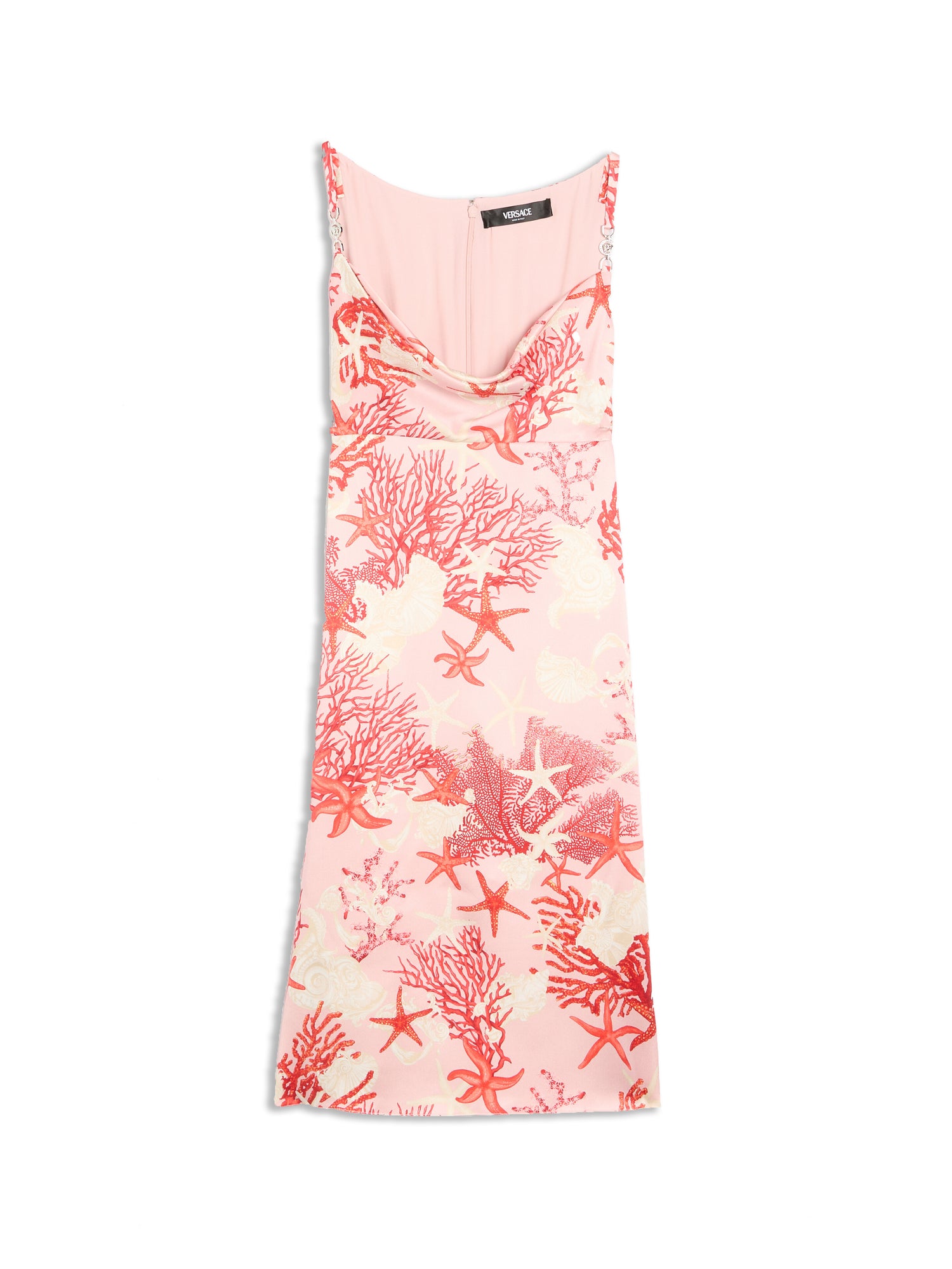 Barocco Sea Silk Slip Mini Dress