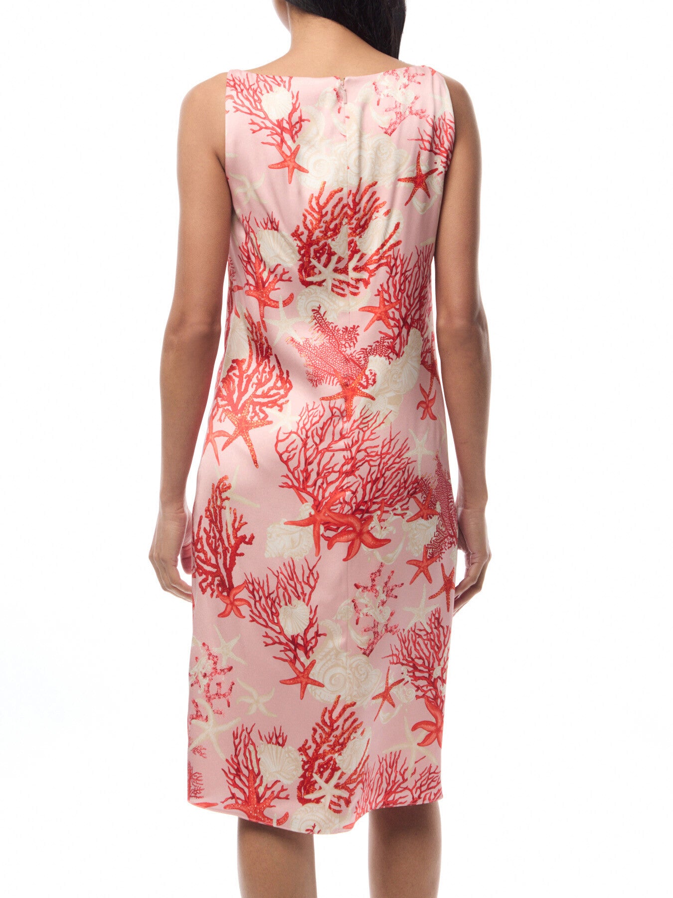 Barocco Sea Silk Slip Mini Dress