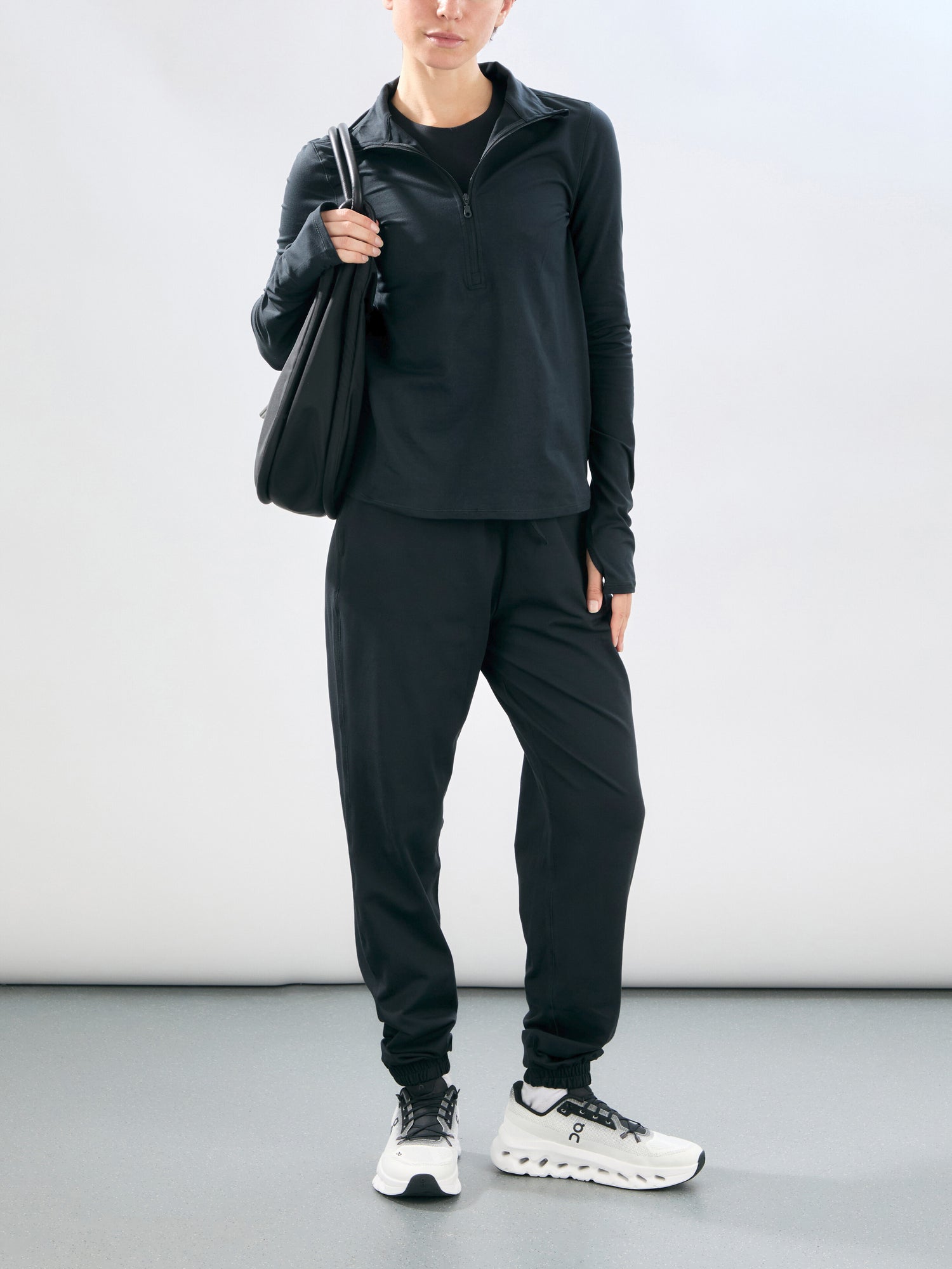 ReSet Mock Neck Half Zip Sweatshirt