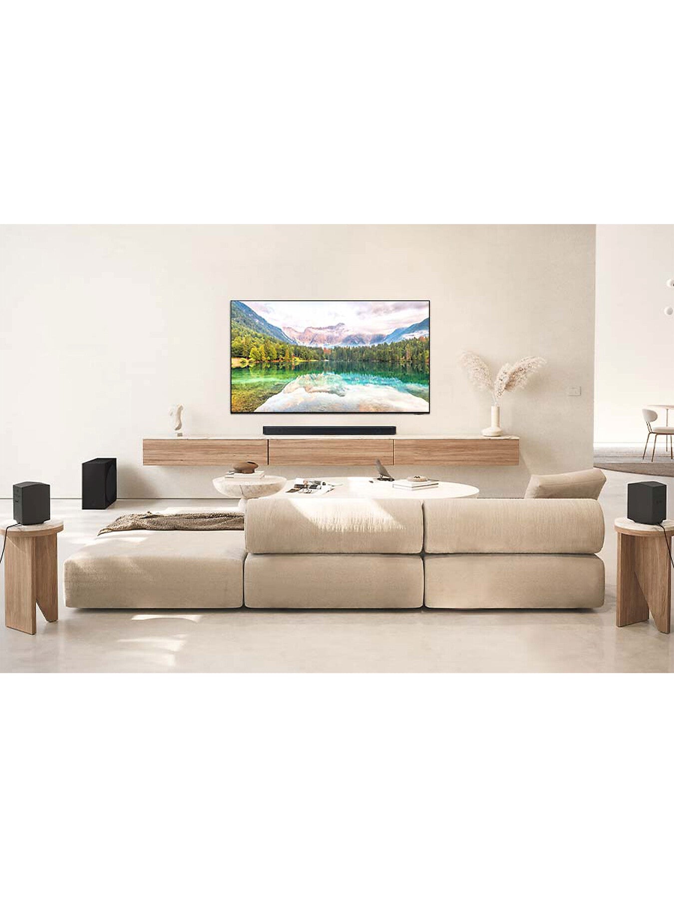 HW-Q930D 9.1.4ch Dolby Atmos DTS X Q Symphony Soundbar with Wireless Subwoofer and Rear Speakers WiFi