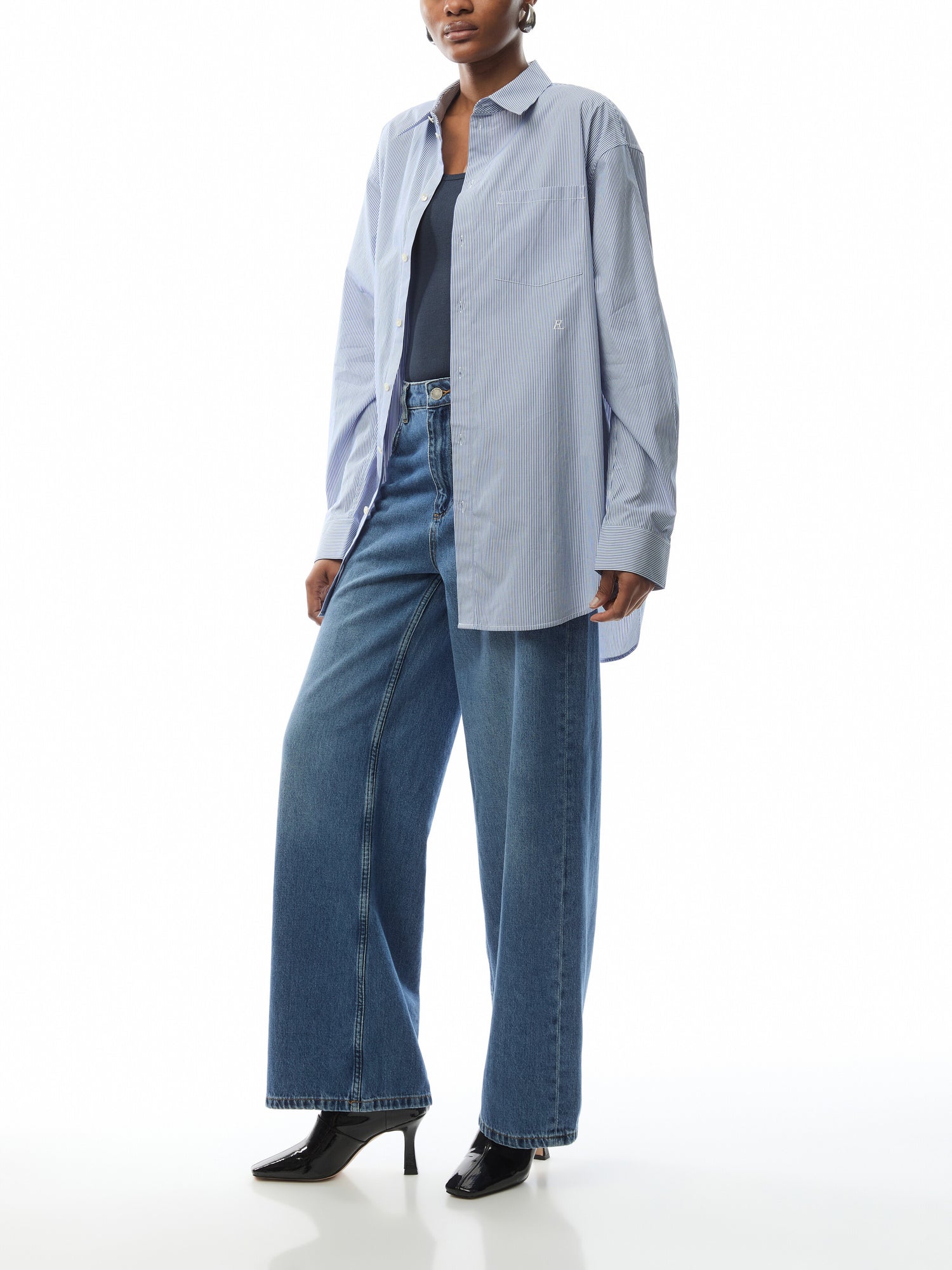 Oversized Tuxedo Shirt