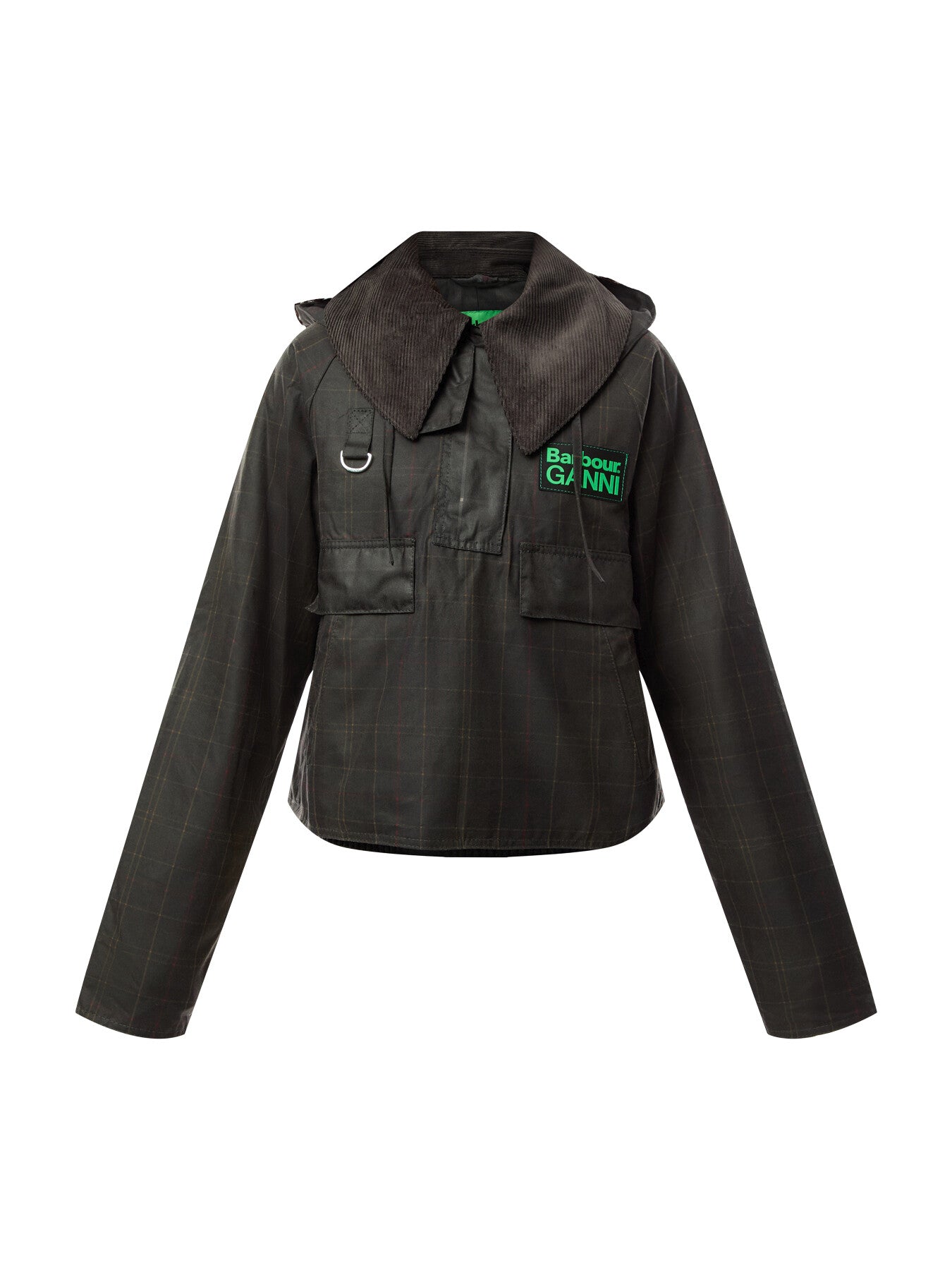 Barbour x GANNI Wax Anorak Smock