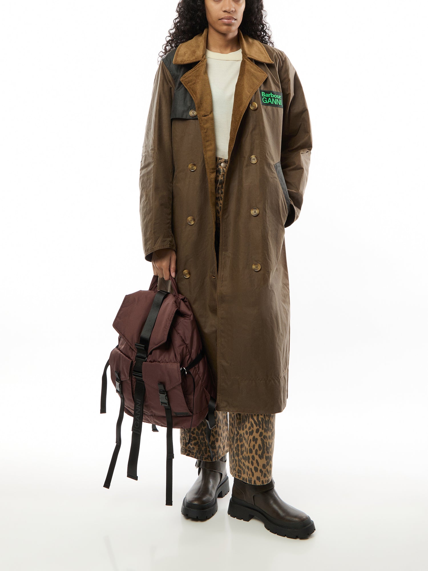 Barbour x GANNI Wax Trench