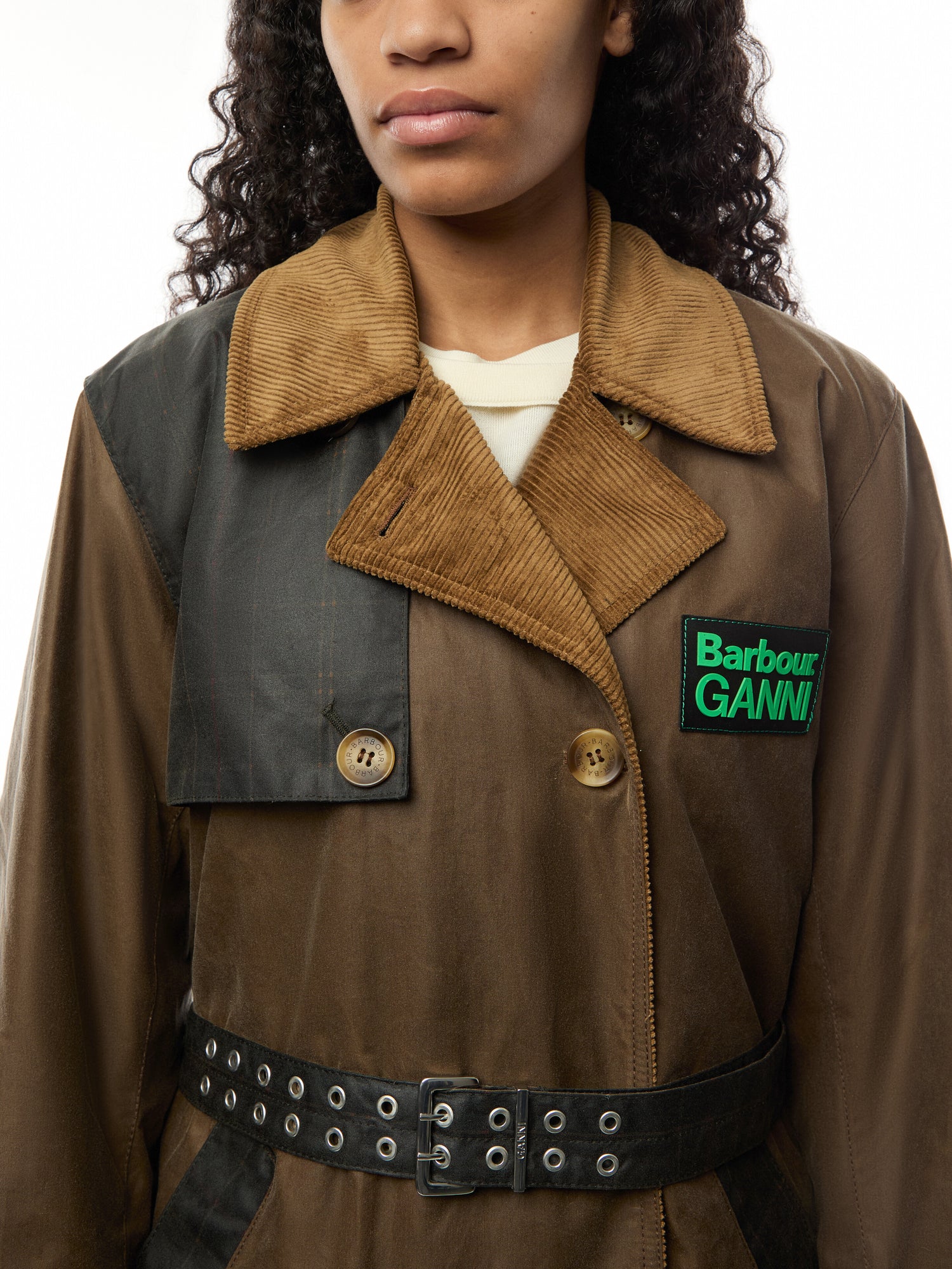 Barbour x GANNI Wax Trench