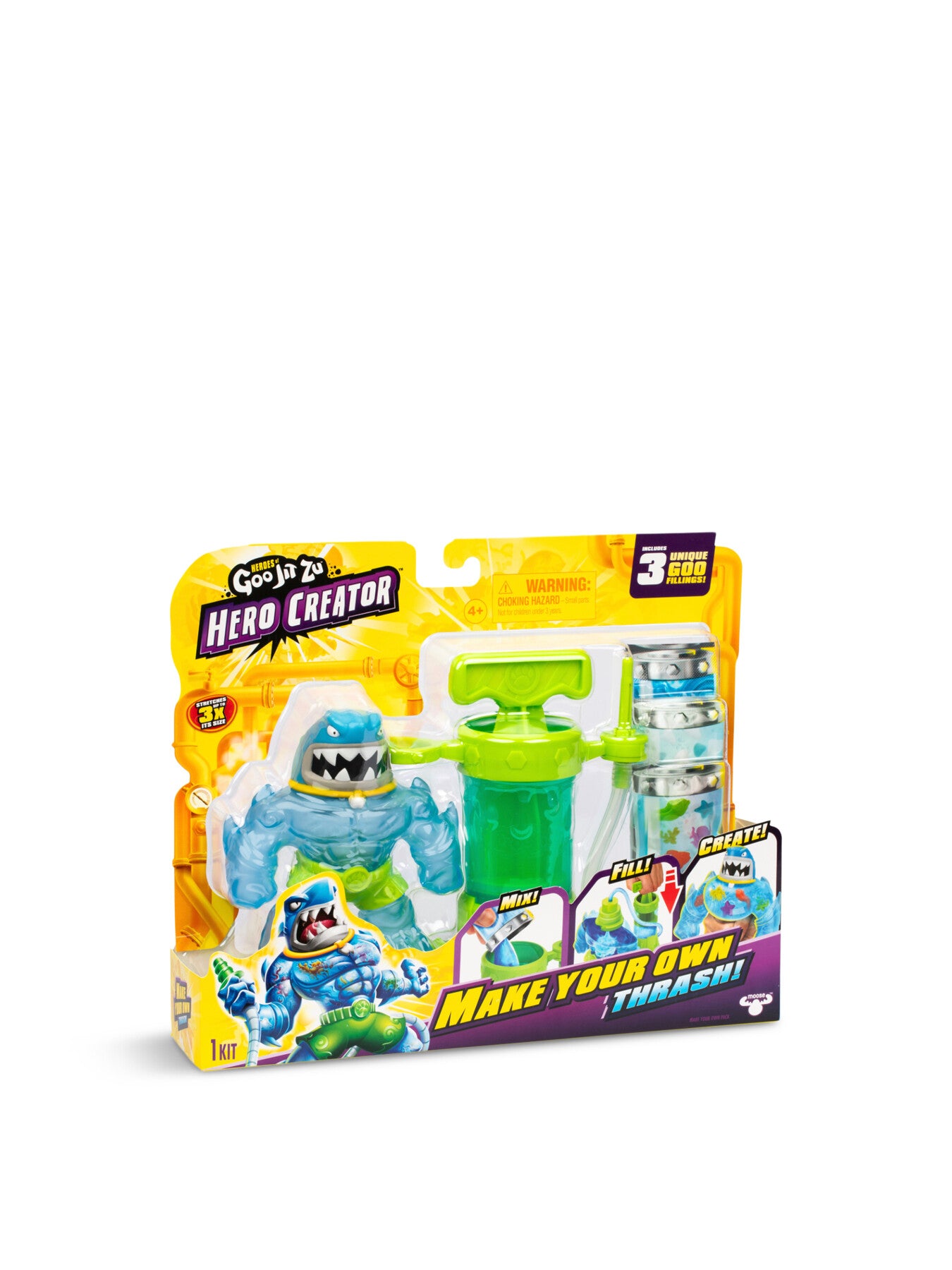 Heroes of Goo Jit Zu Hero Creator Make Your Own Thrash playset