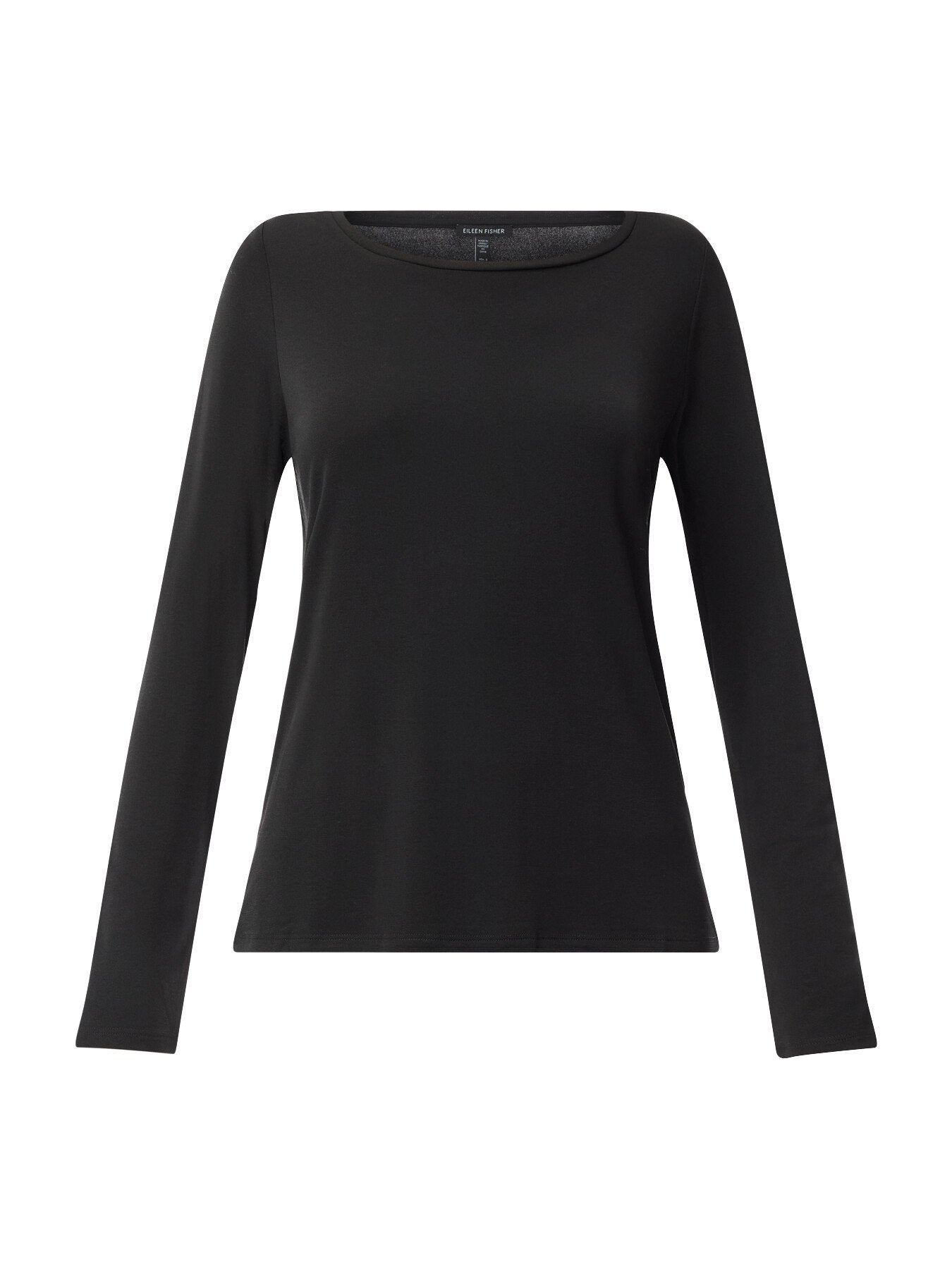 Scoop Neck Long Sleeve Top