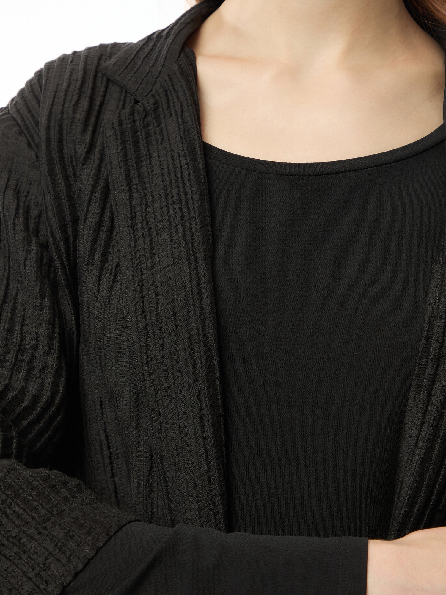 Scoop Neck Long Sleeve Top