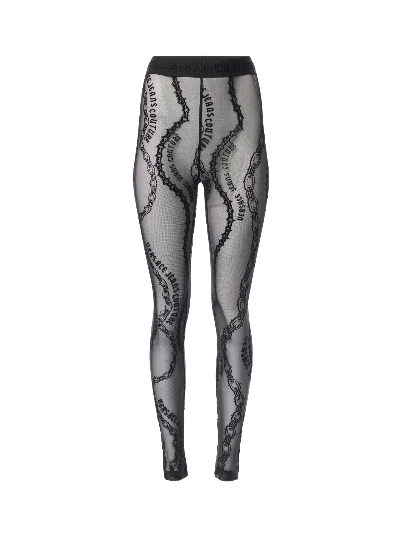 Black Leggings With Logo