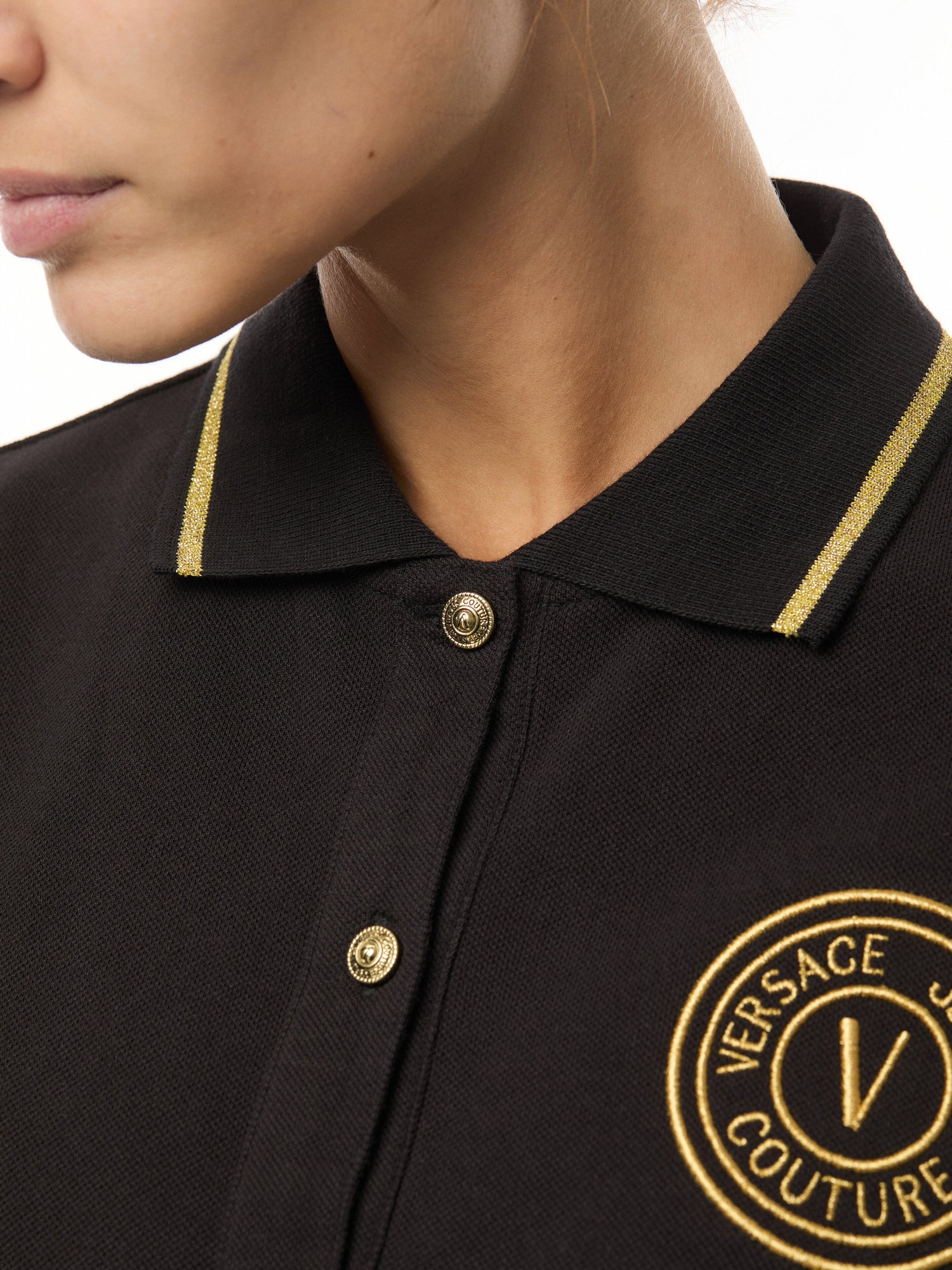 Emblem Polo T-Shirt Dress
