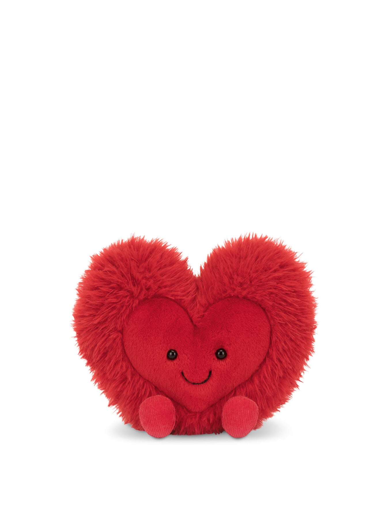 Amuseables Red Fluffy Heart Large