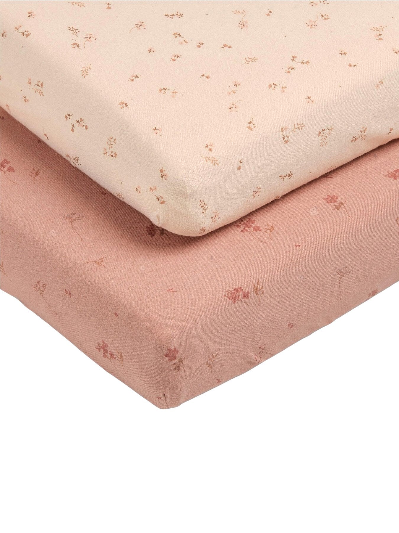Welcome to the World Wildflower Cotbed Fitted Sheets 2 Pack