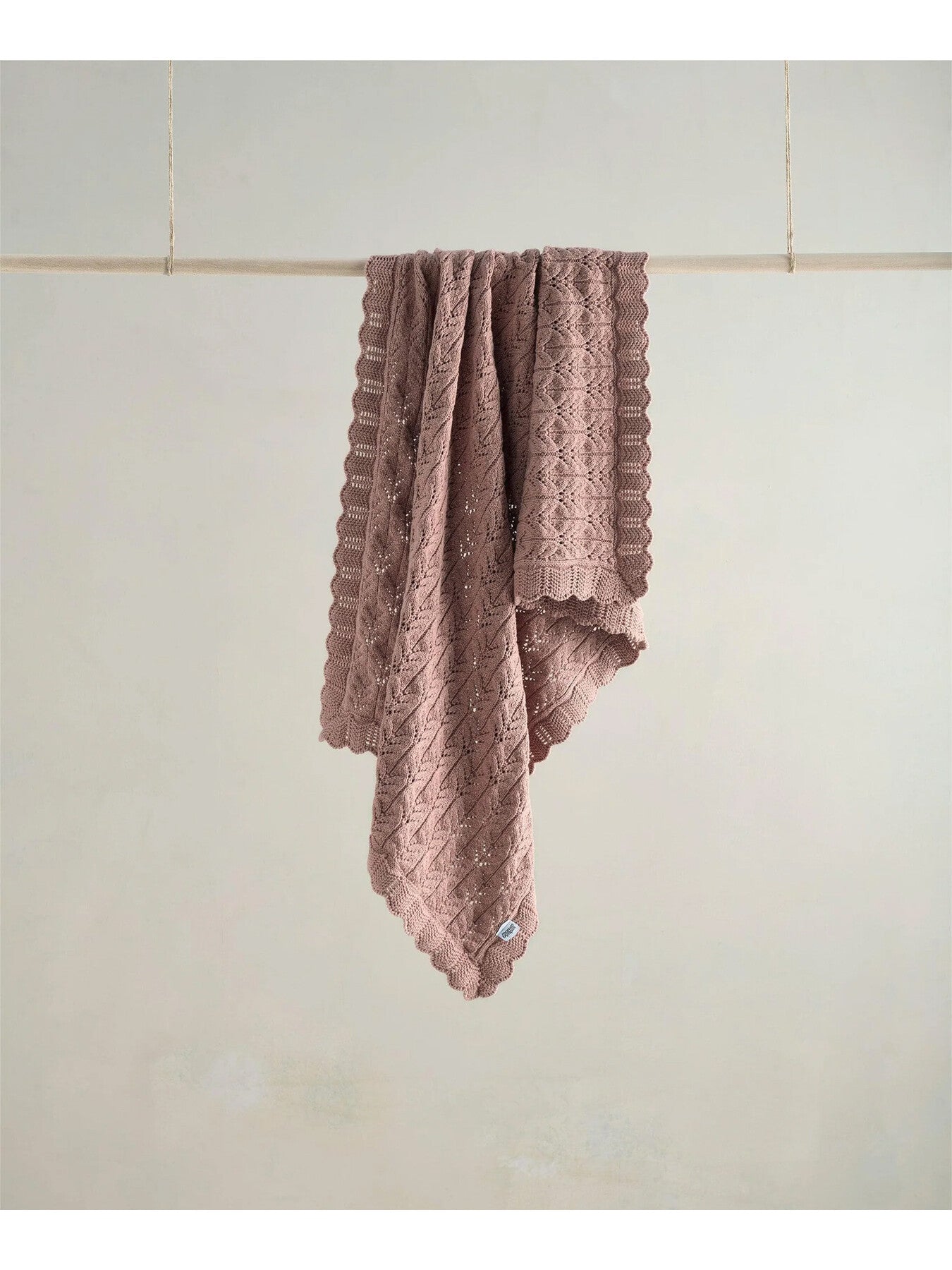 Welcome to the World Wildflower Knitted Blanket