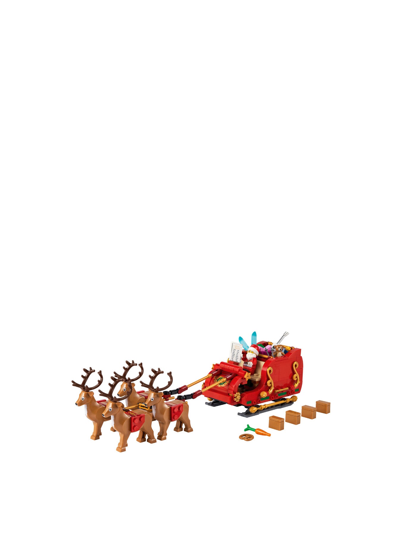 LEGO Iconic Santa’s Sleigh Christmas Building Toy 40499