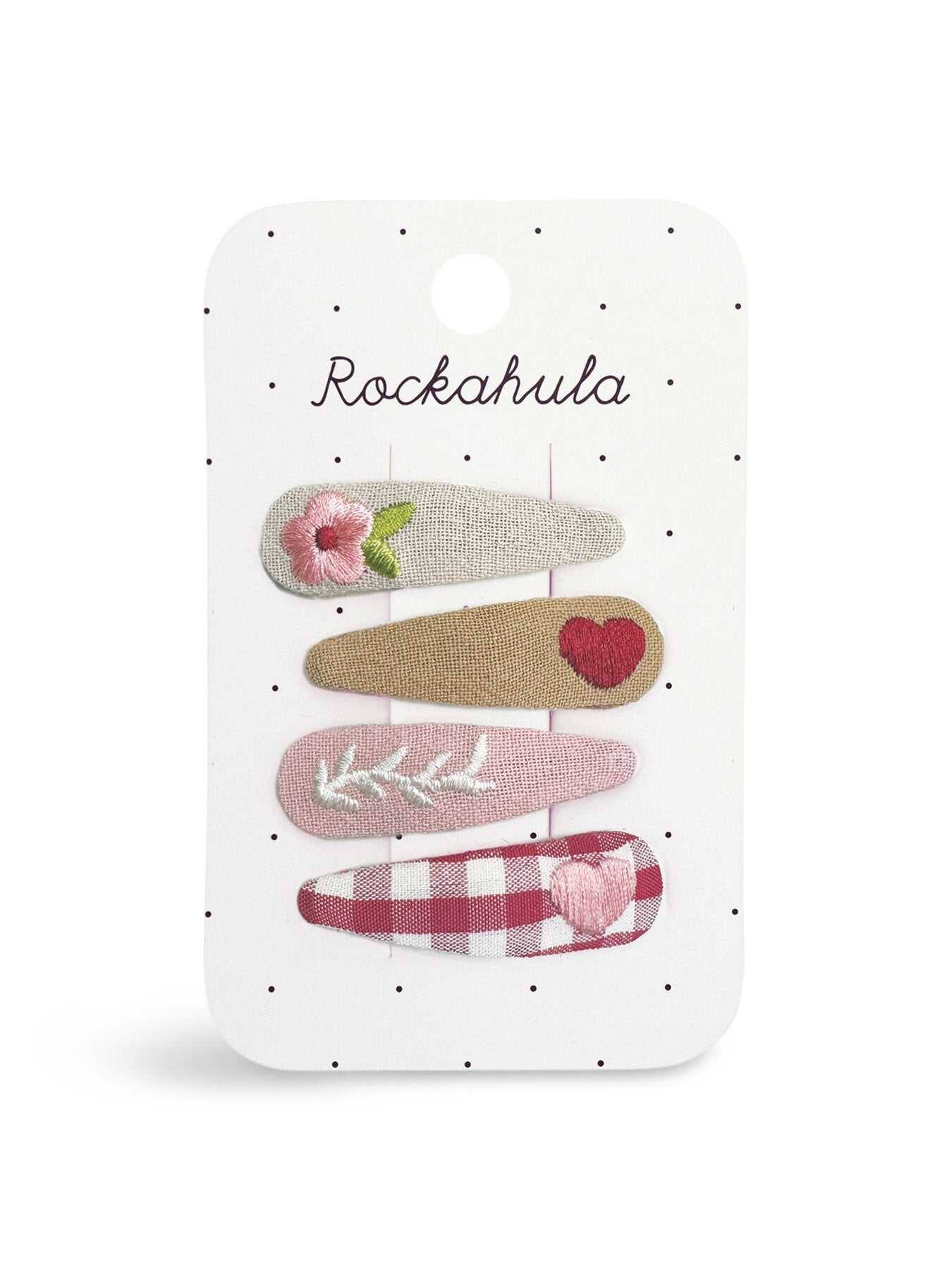 Country Girl Embroidered Clip Set