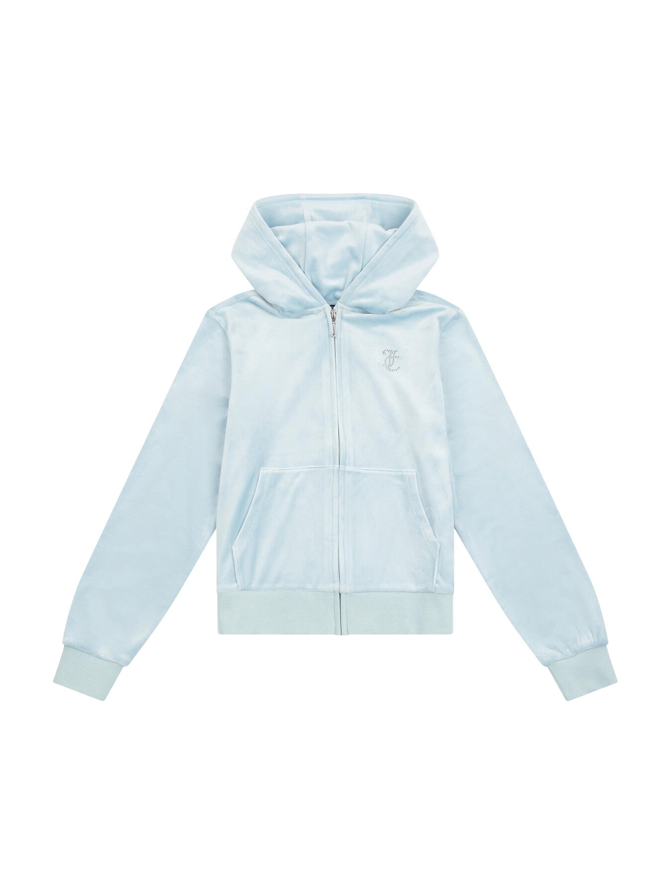 Diamante Zip Through Hoodie
