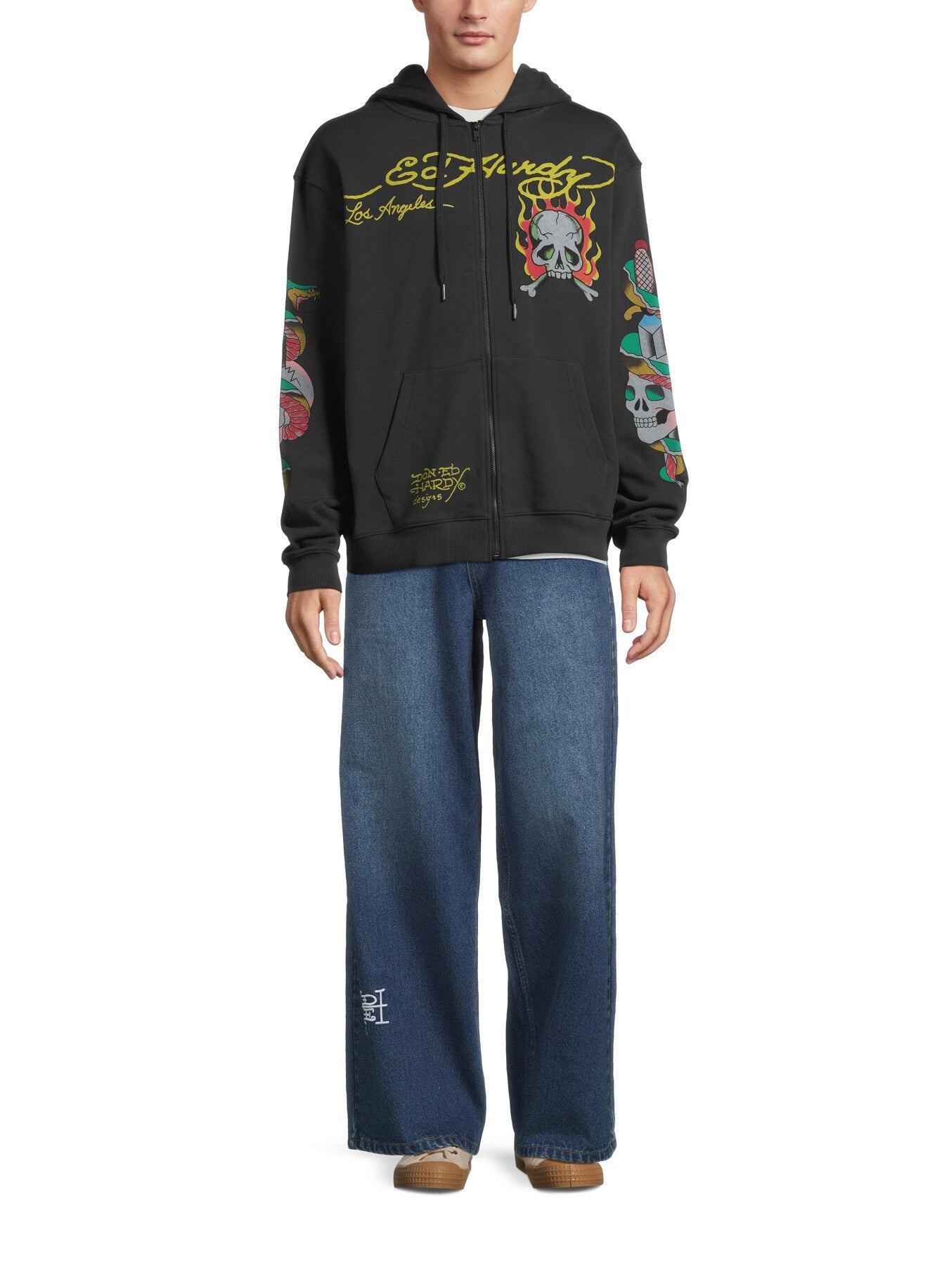 Exploding Skull XXtra Denim Trousers Jeans