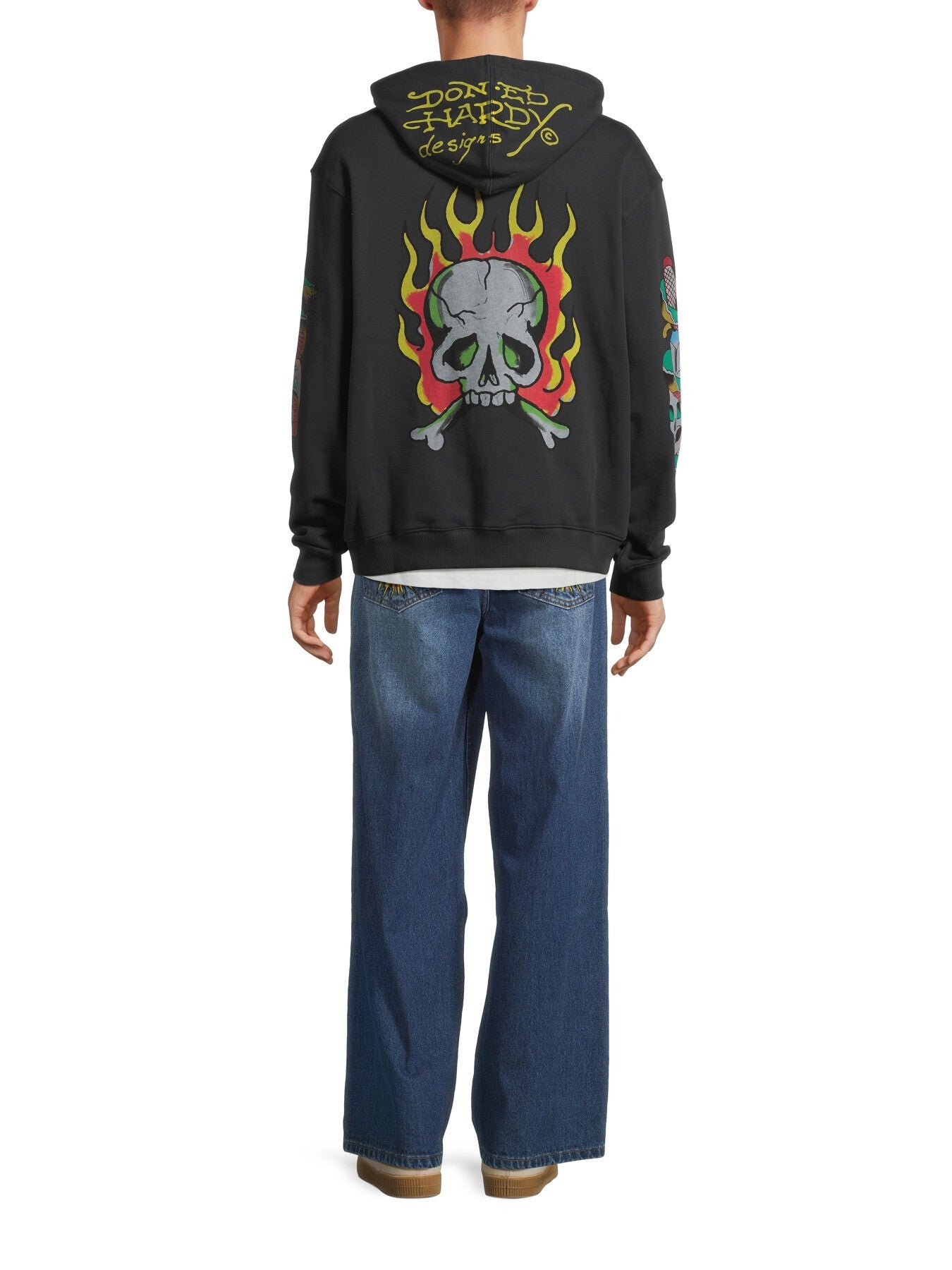 Exploding Skull XXtra Denim Trousers Jeans