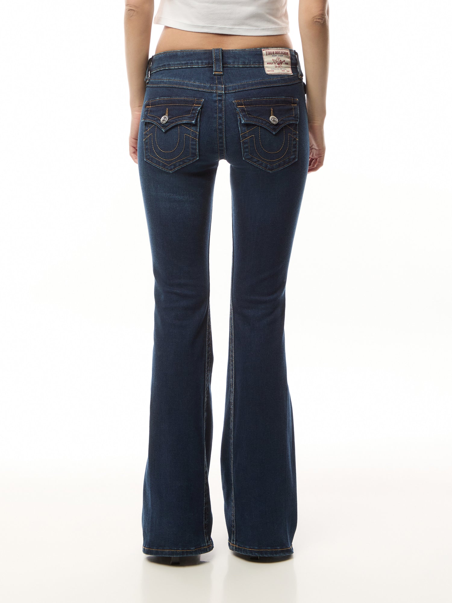 Joey Mid Rise Flare Flap