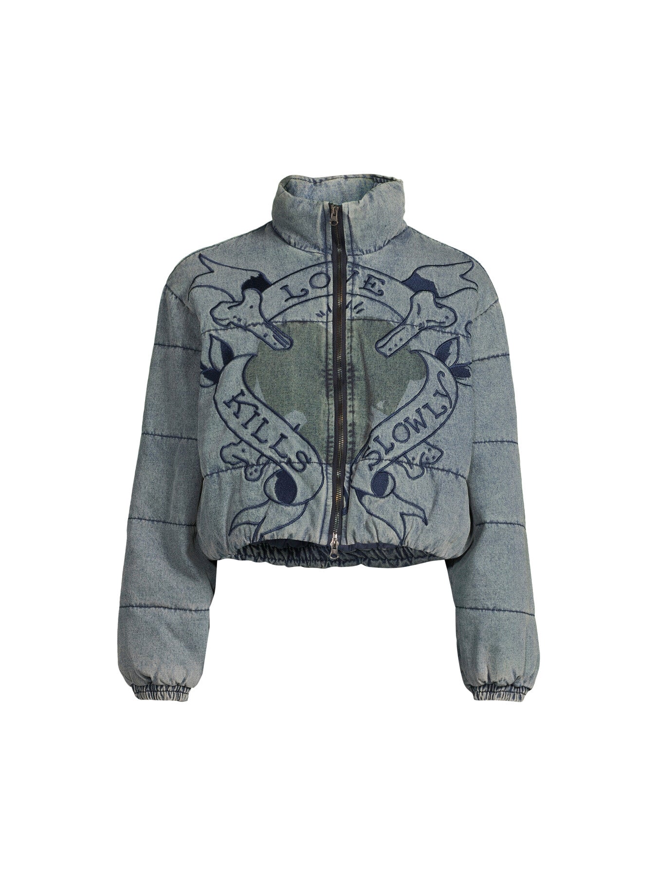Love Kills Quilted Puffer Jacket