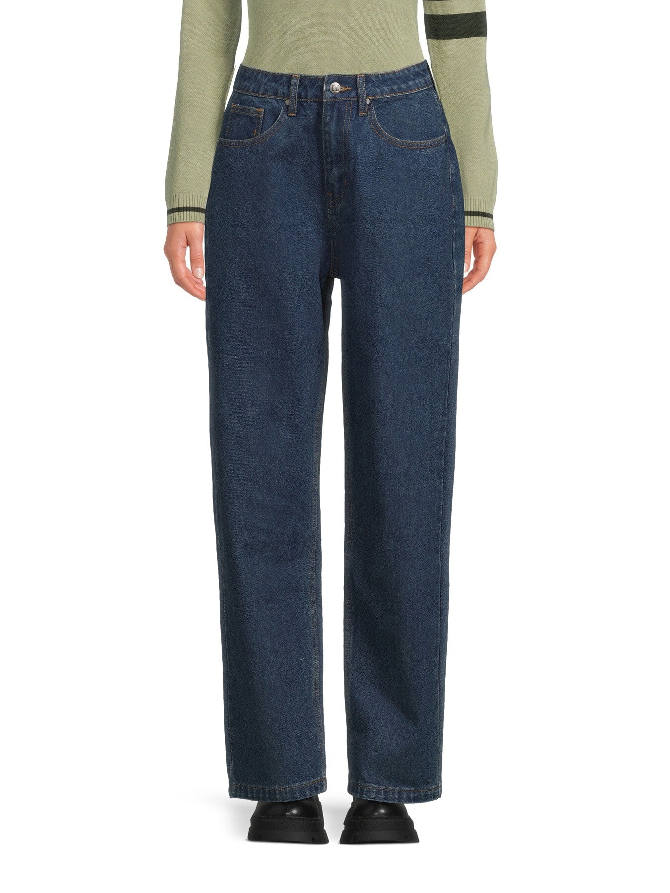 Snake Bite Relaxed Denim Trousers Jeans