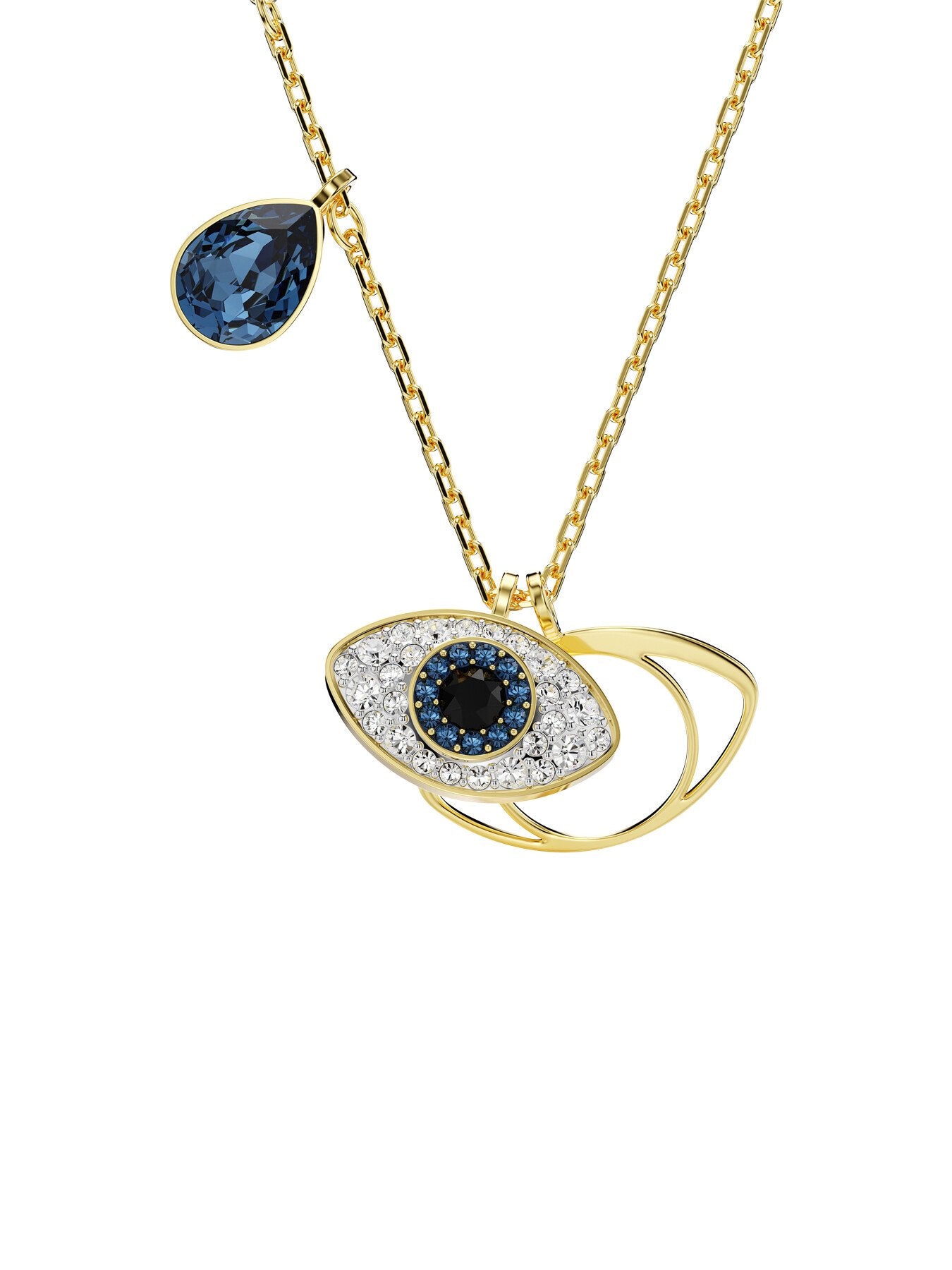 Symbolic Evil Eye Pendant Necklace