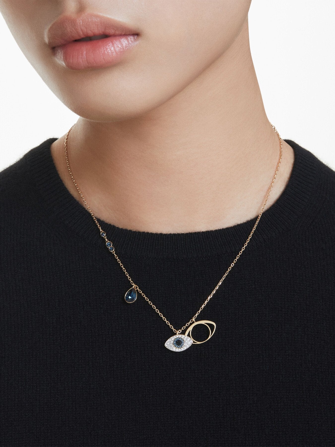 Symbolic Evil Eye Pendant Necklace
