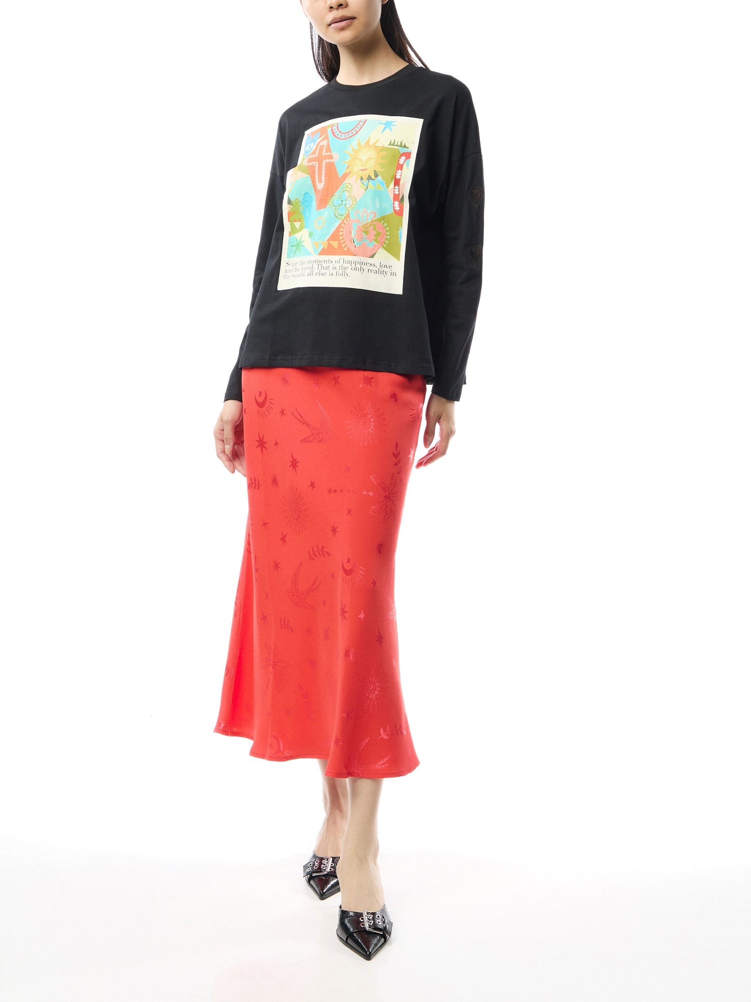 Dorris Red Skirt