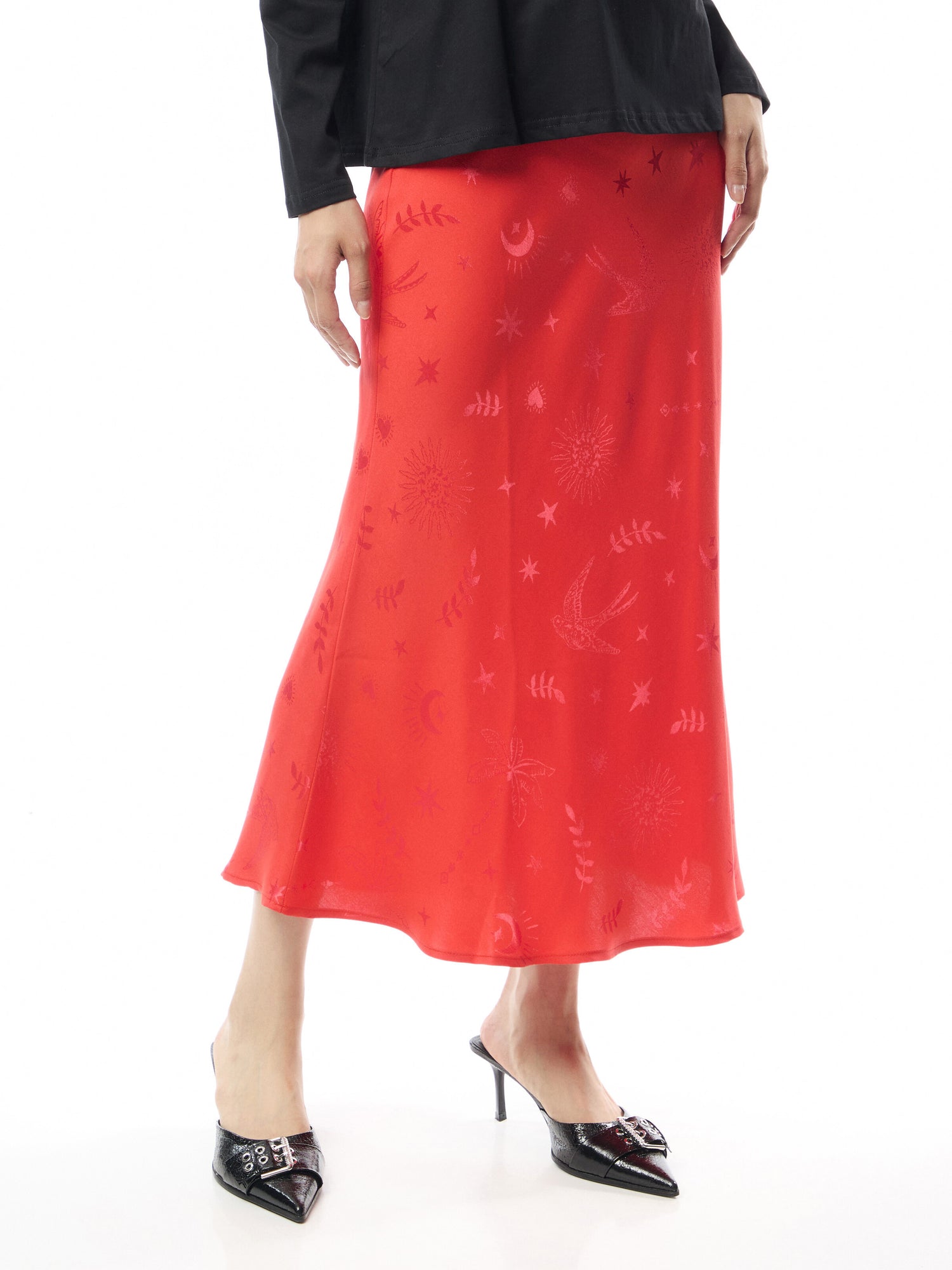 Dorris Red Skirt