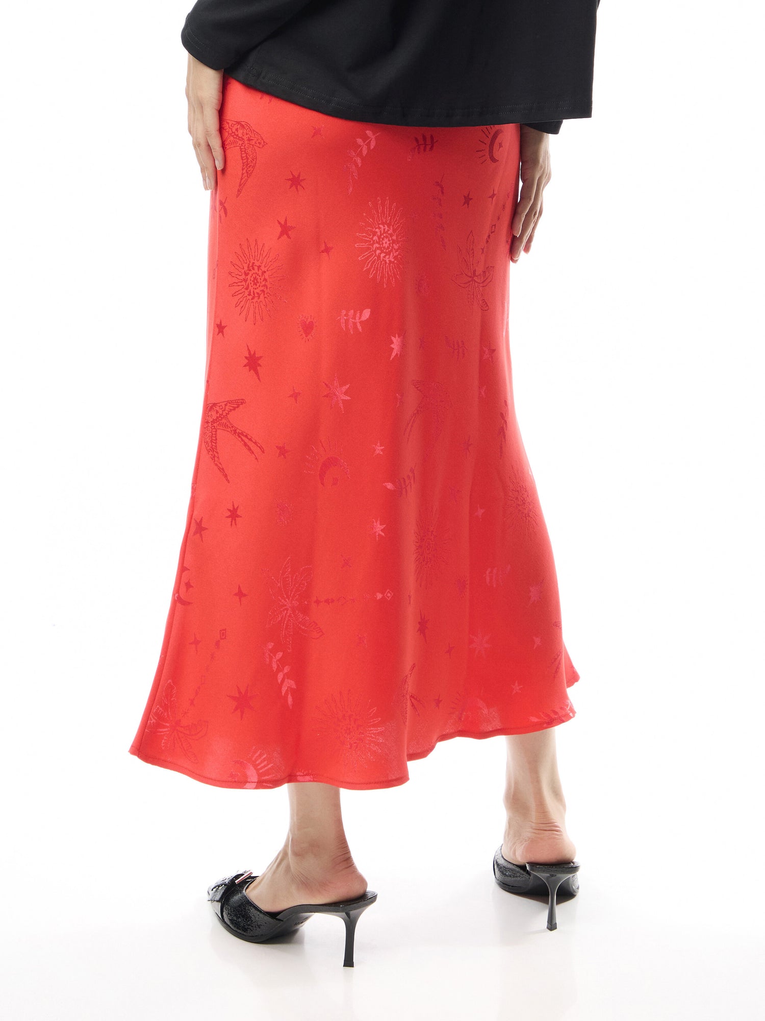 Dorris Red Skirt