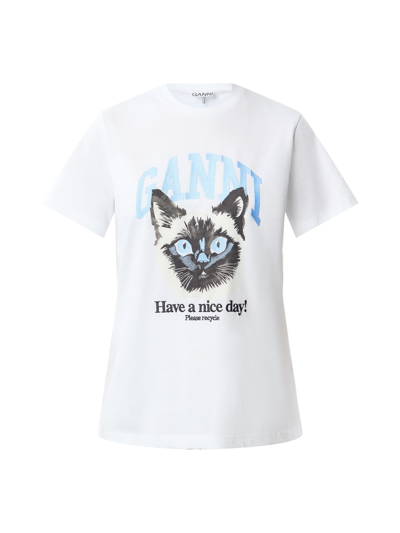 Basic Jersey Cat Relaxed T-shirt