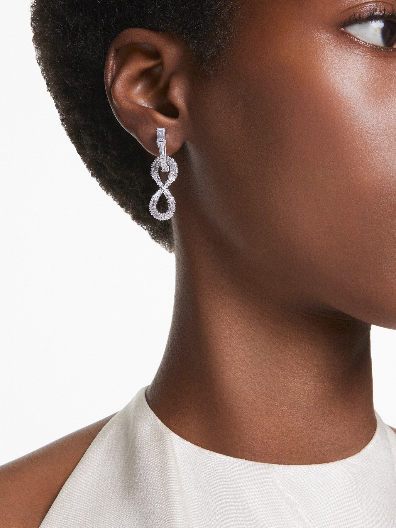 Hyperbola Infinity Drop Earrings