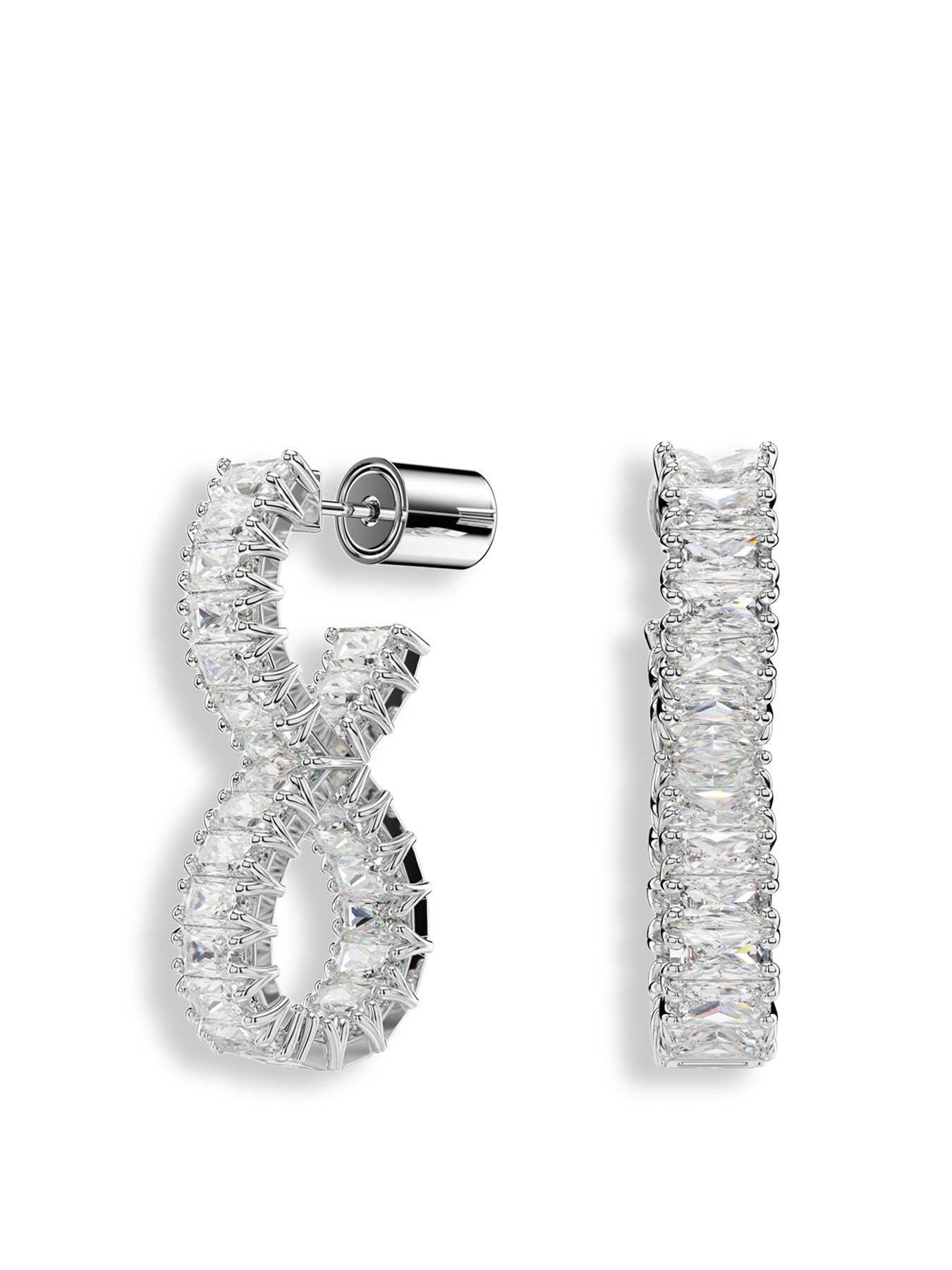 Hyperbola Infinity Hoop Earrings