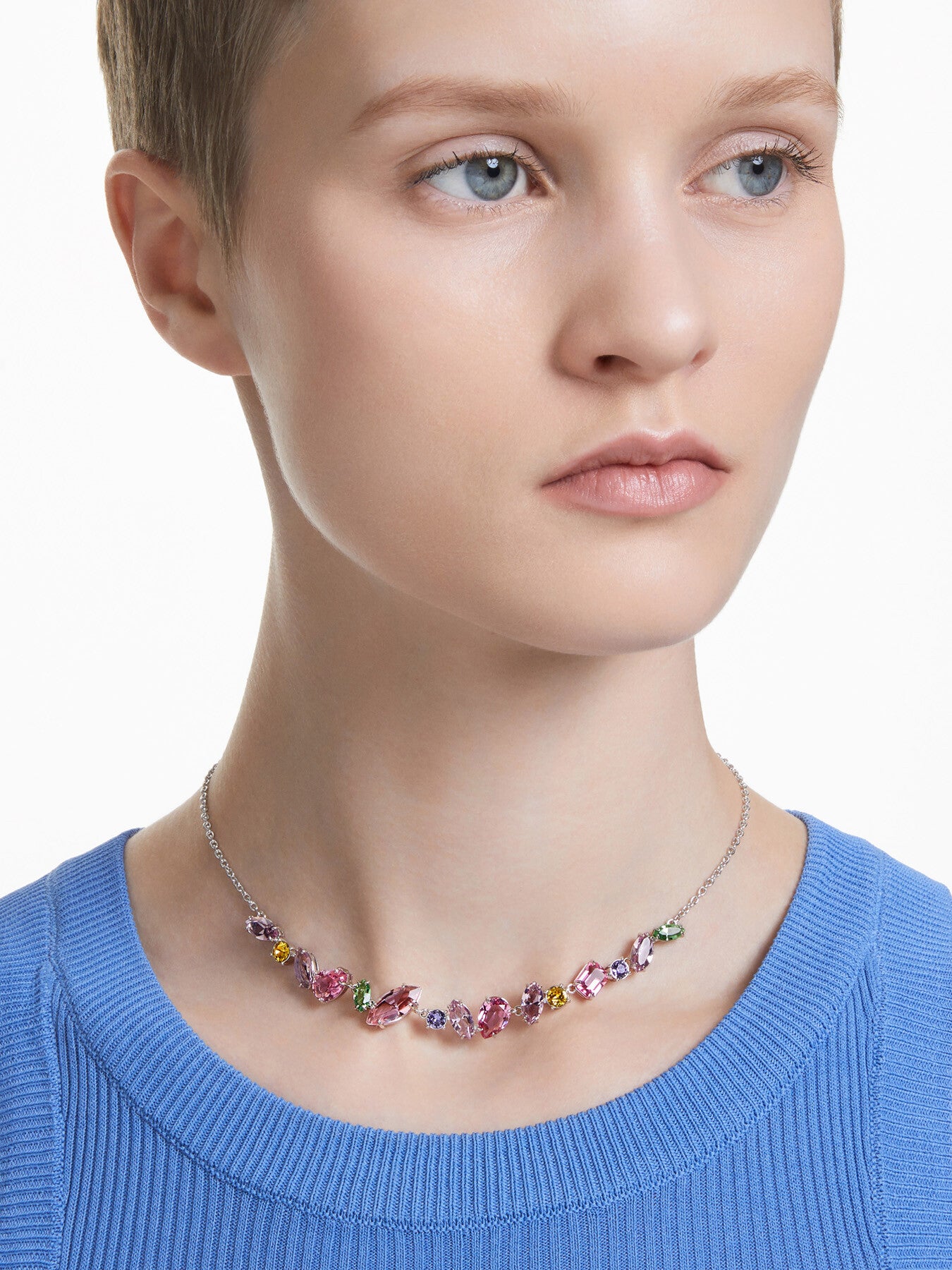 Gema Mixed Cuts Chain Necklace