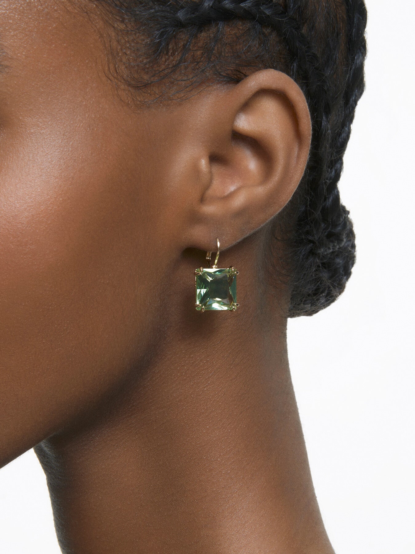 Millenia Square Cut Drop Earrings