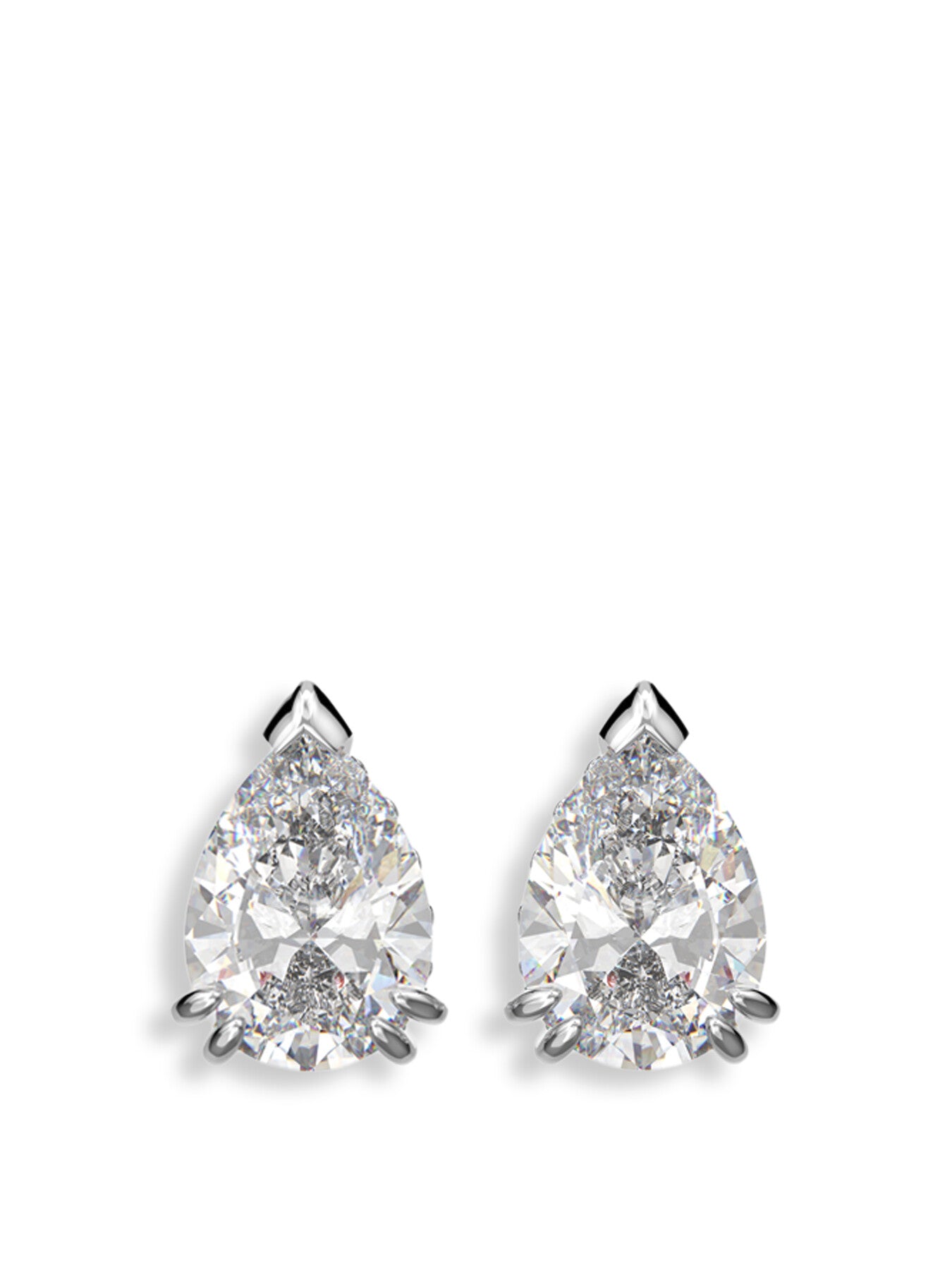 Millenia Pear Cut Stud Earrings