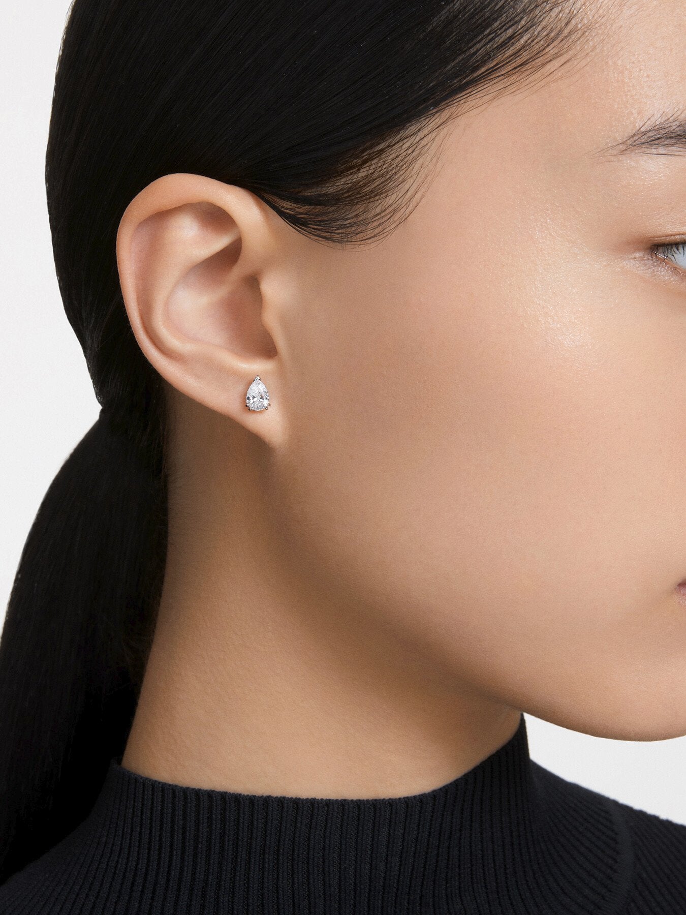 Millenia Pear Cut Stud Earrings