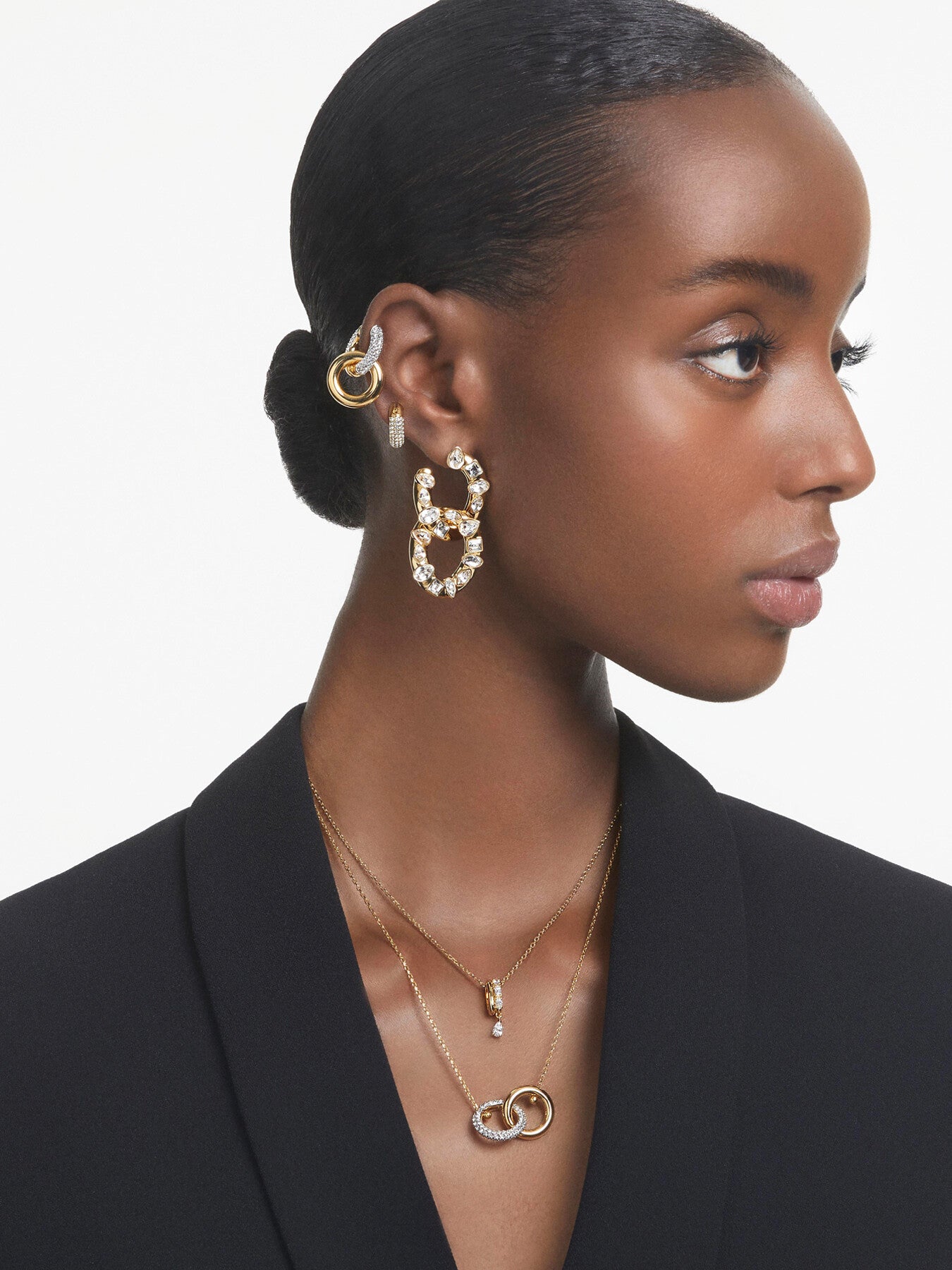 Dextera Interlocking Hoop Earrings