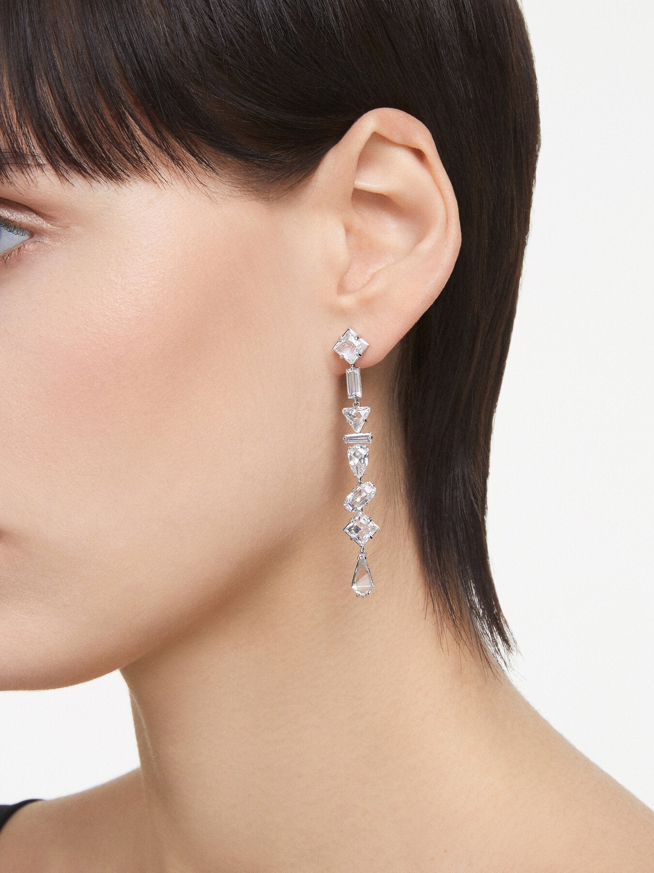 Mesmera Asymmetrical Long Earrings
