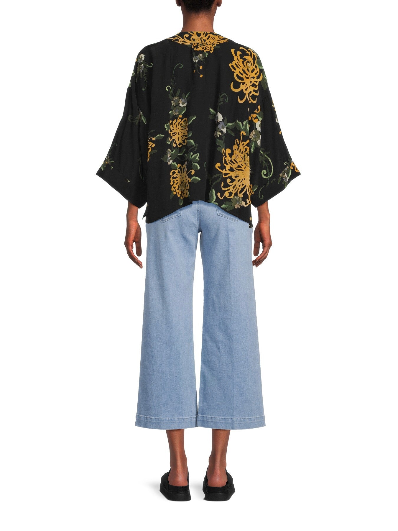Crepe Kimono Jacket