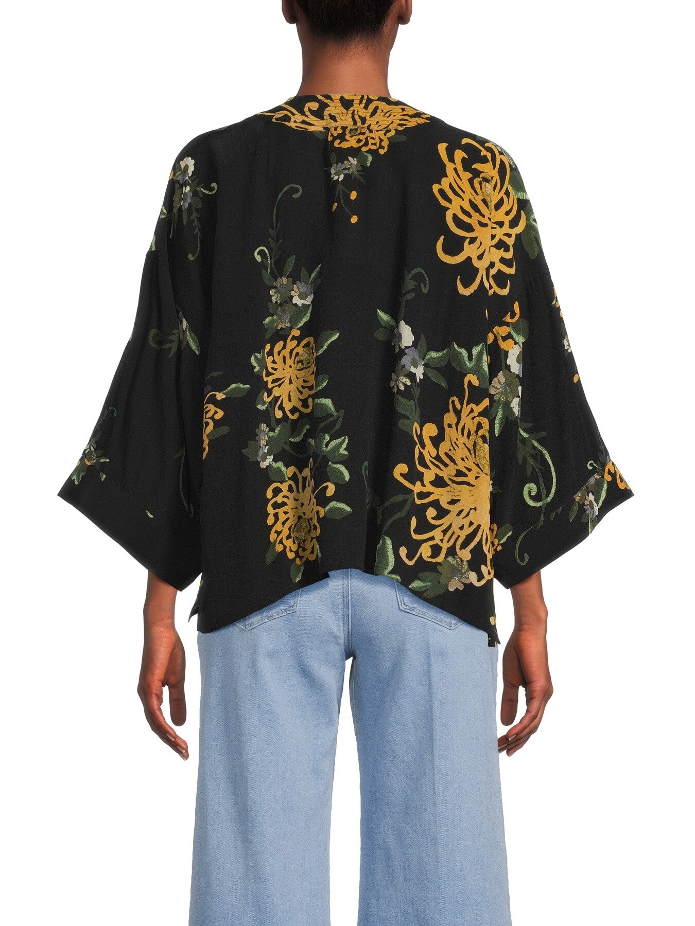 Crepe Kimono Jacket