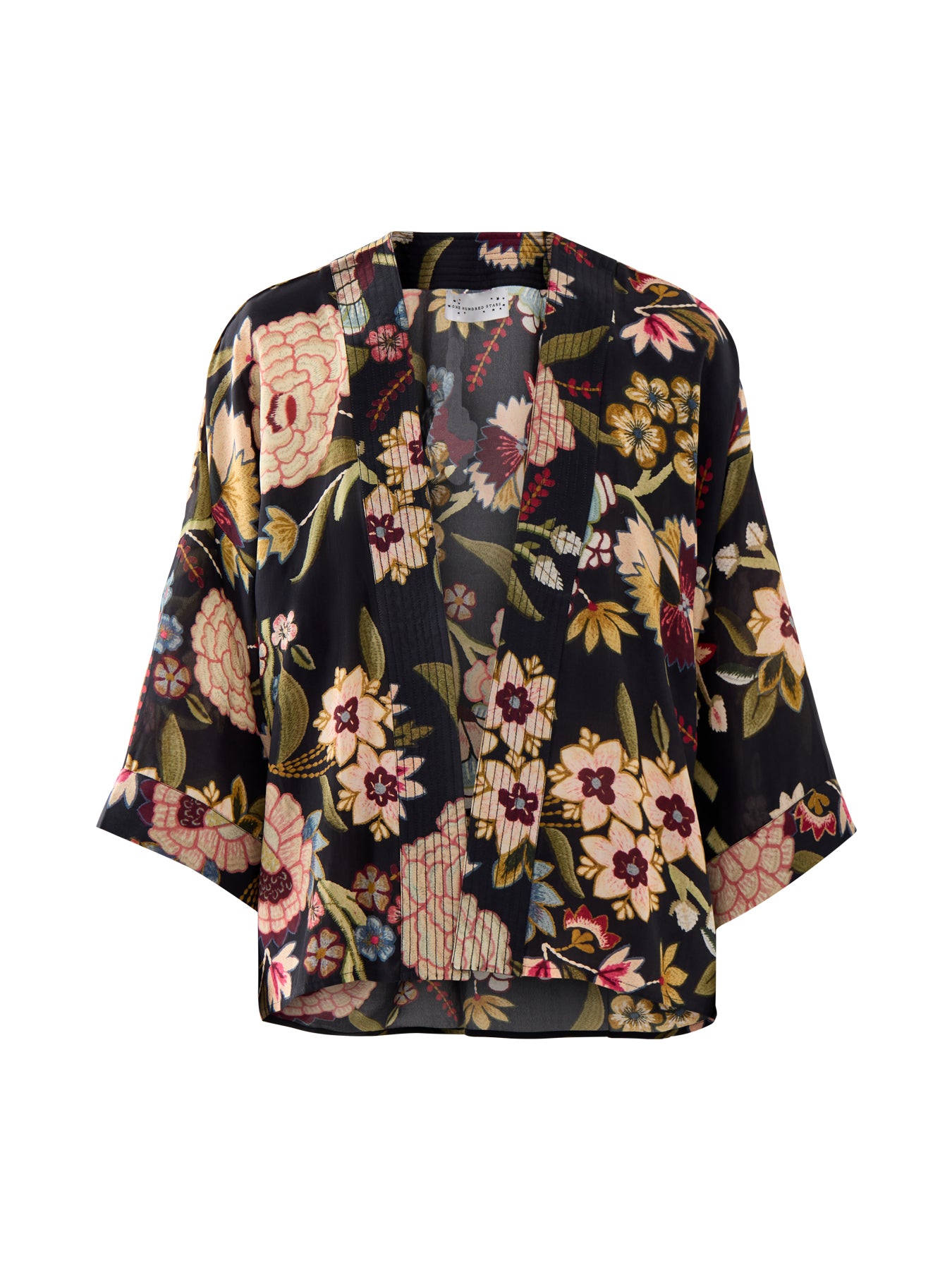 Crepe Kimono Jacket