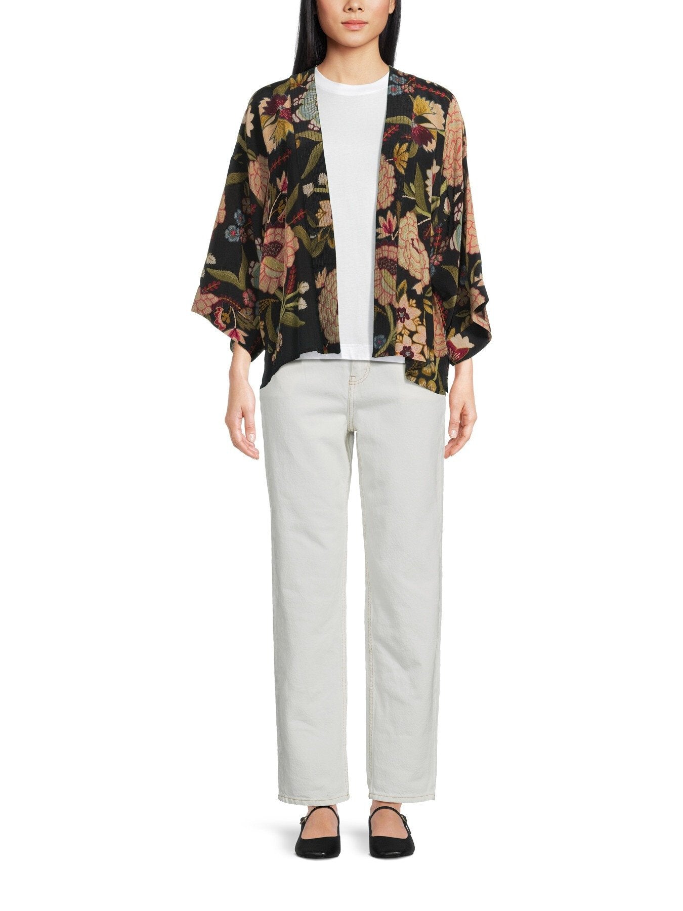 Crepe Kimono Jacket