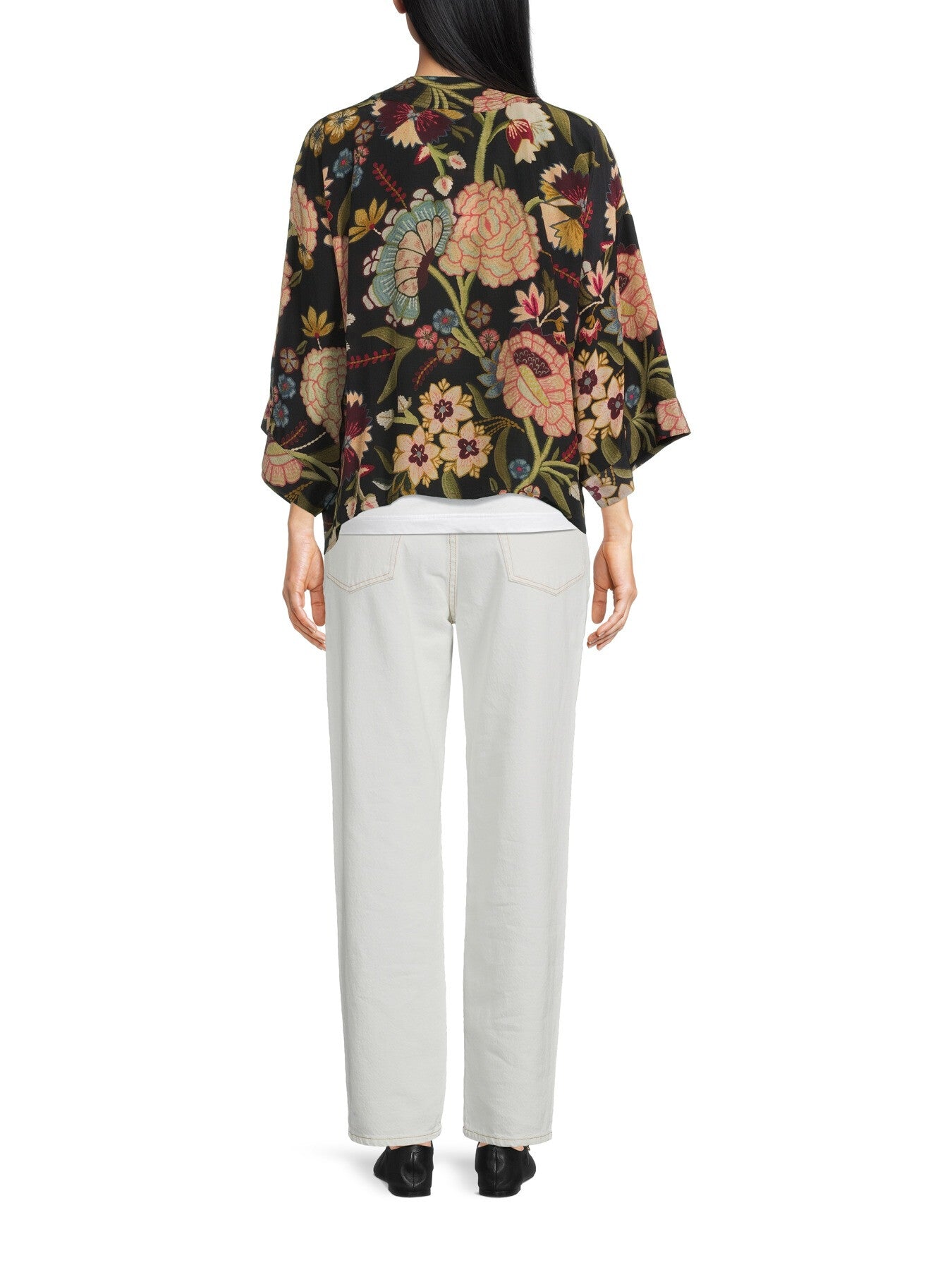 Crepe Kimono Jacket