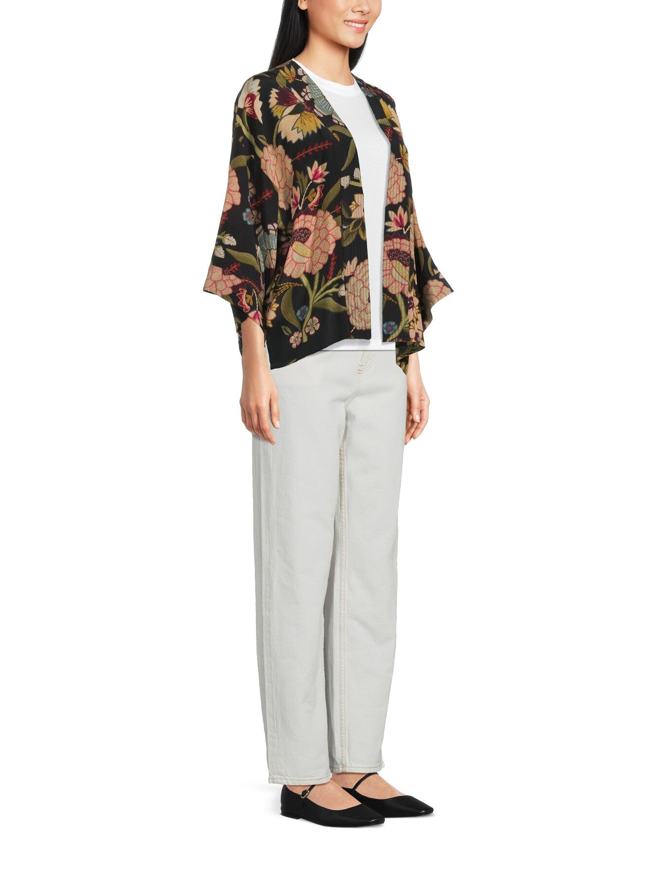 Crepe Kimono Jacket
