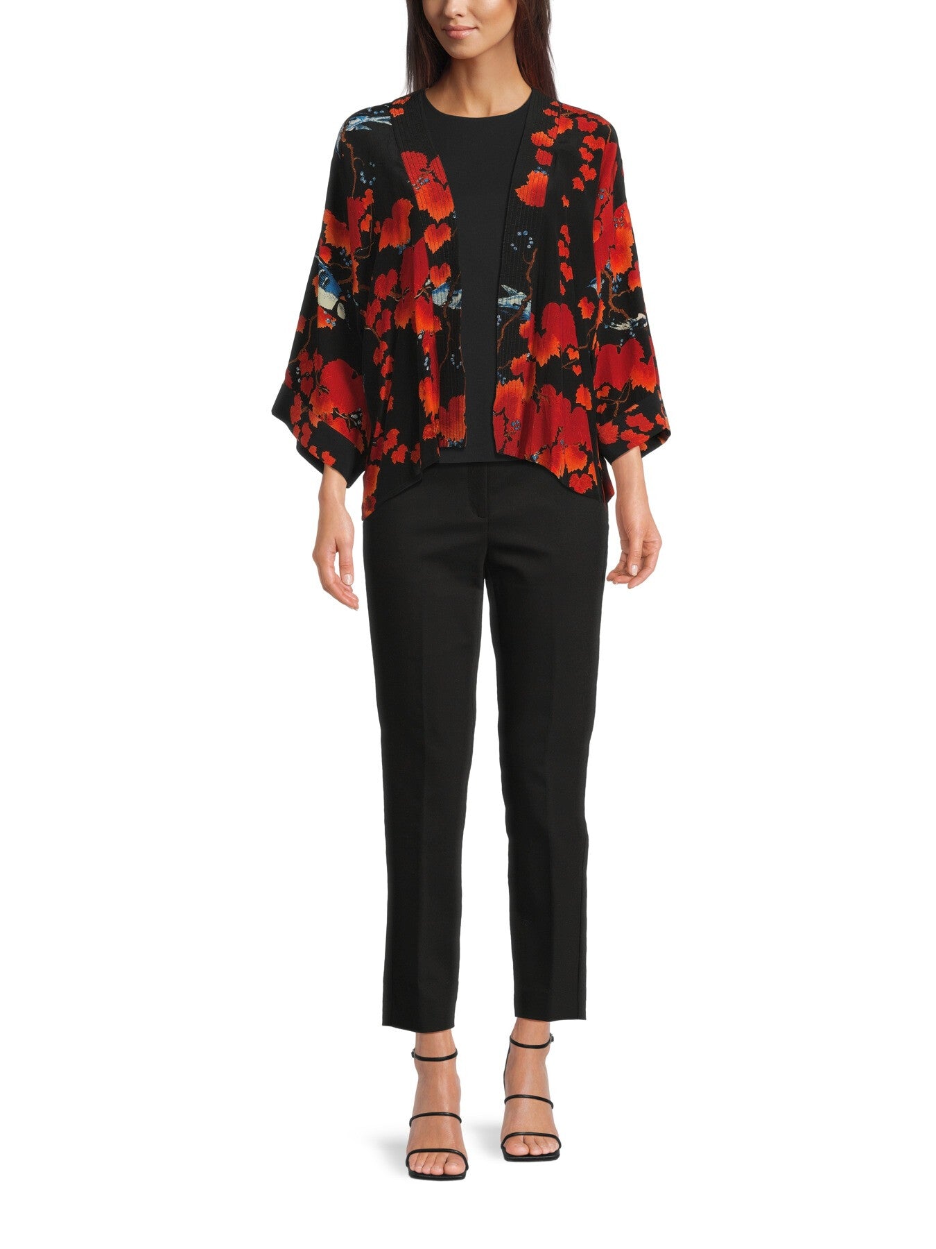 Crepe Kimono Jacket