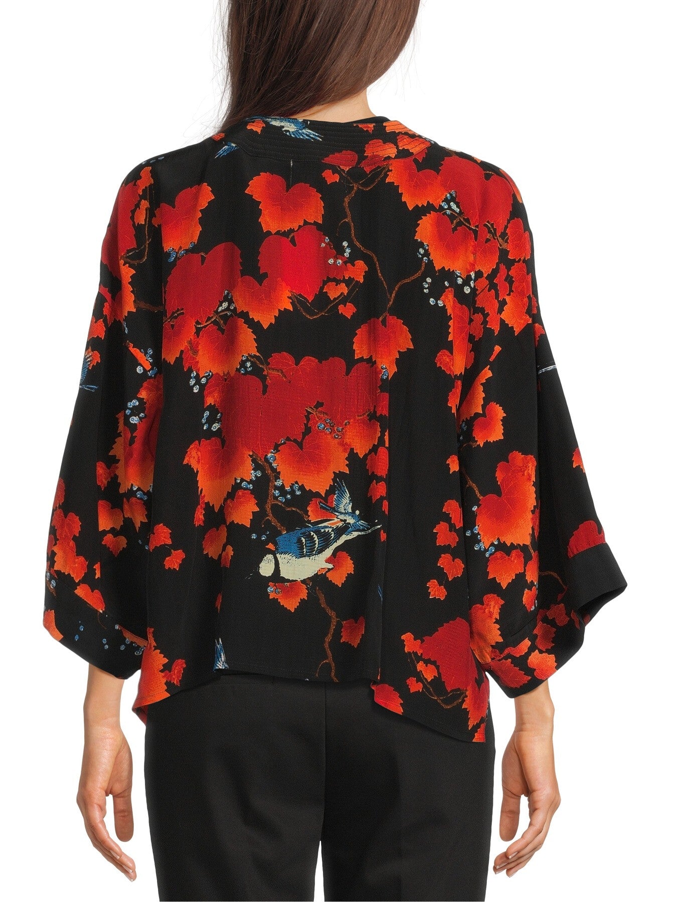 Crepe Kimono Jacket