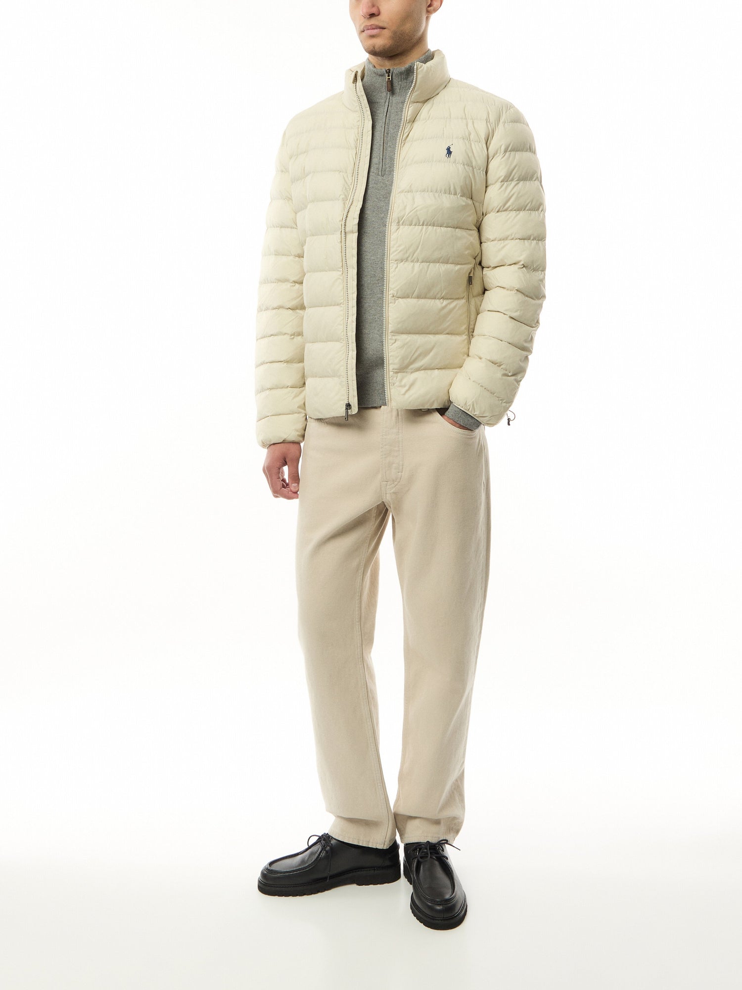 Quarter Zip Merino Wool Sweater