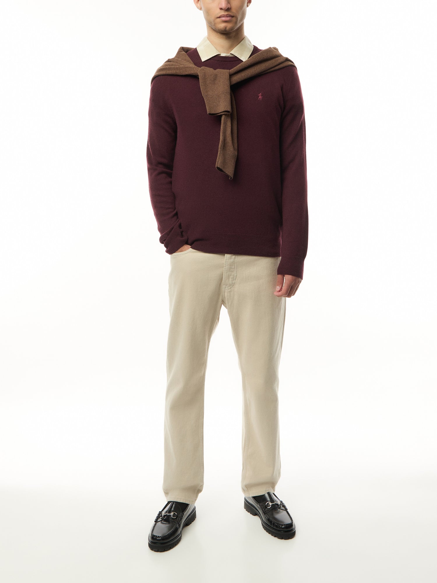 Soft Merino Wool Crewneck Sweater