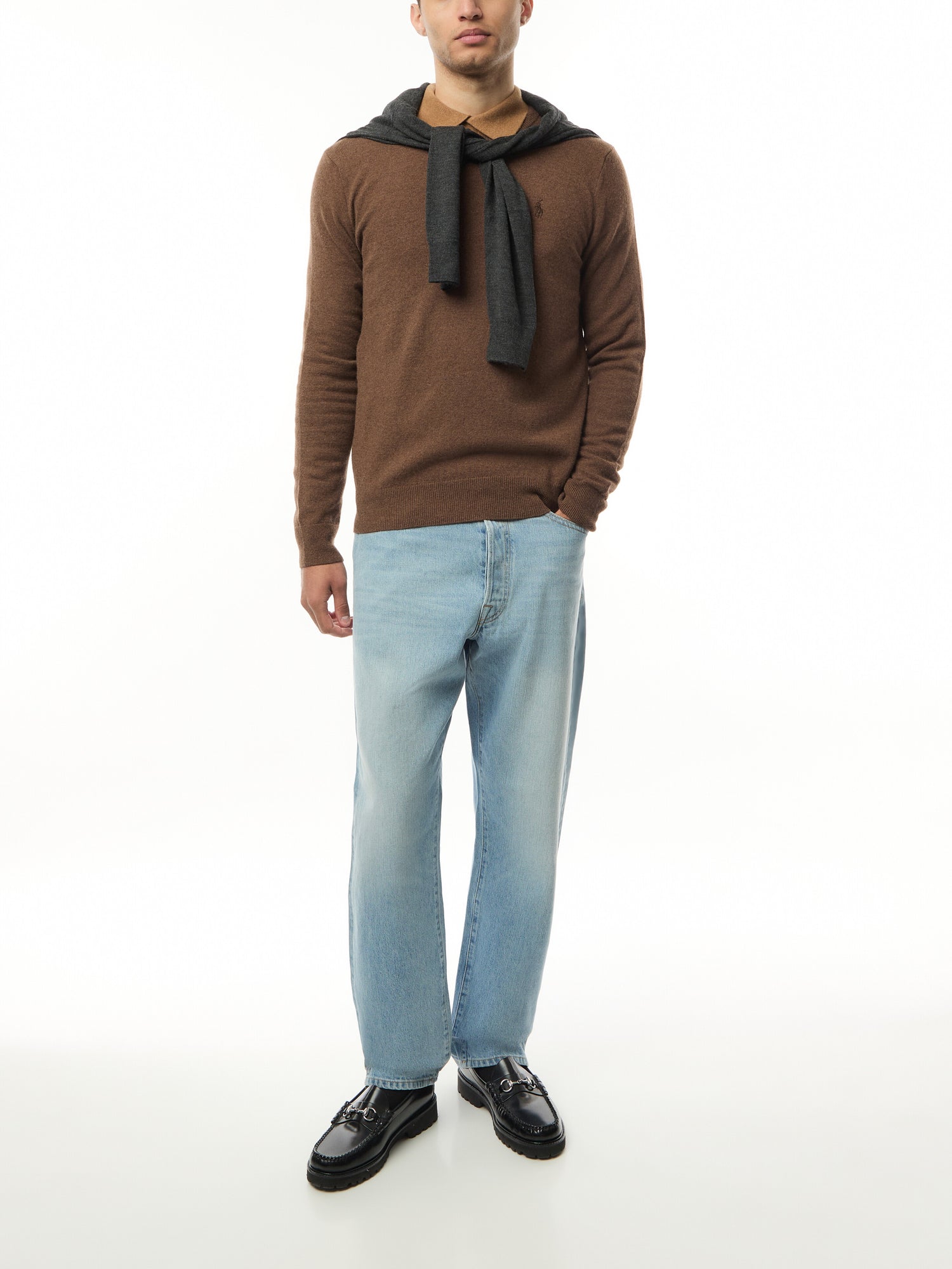 Soft Merino Wool Crewneck Sweater